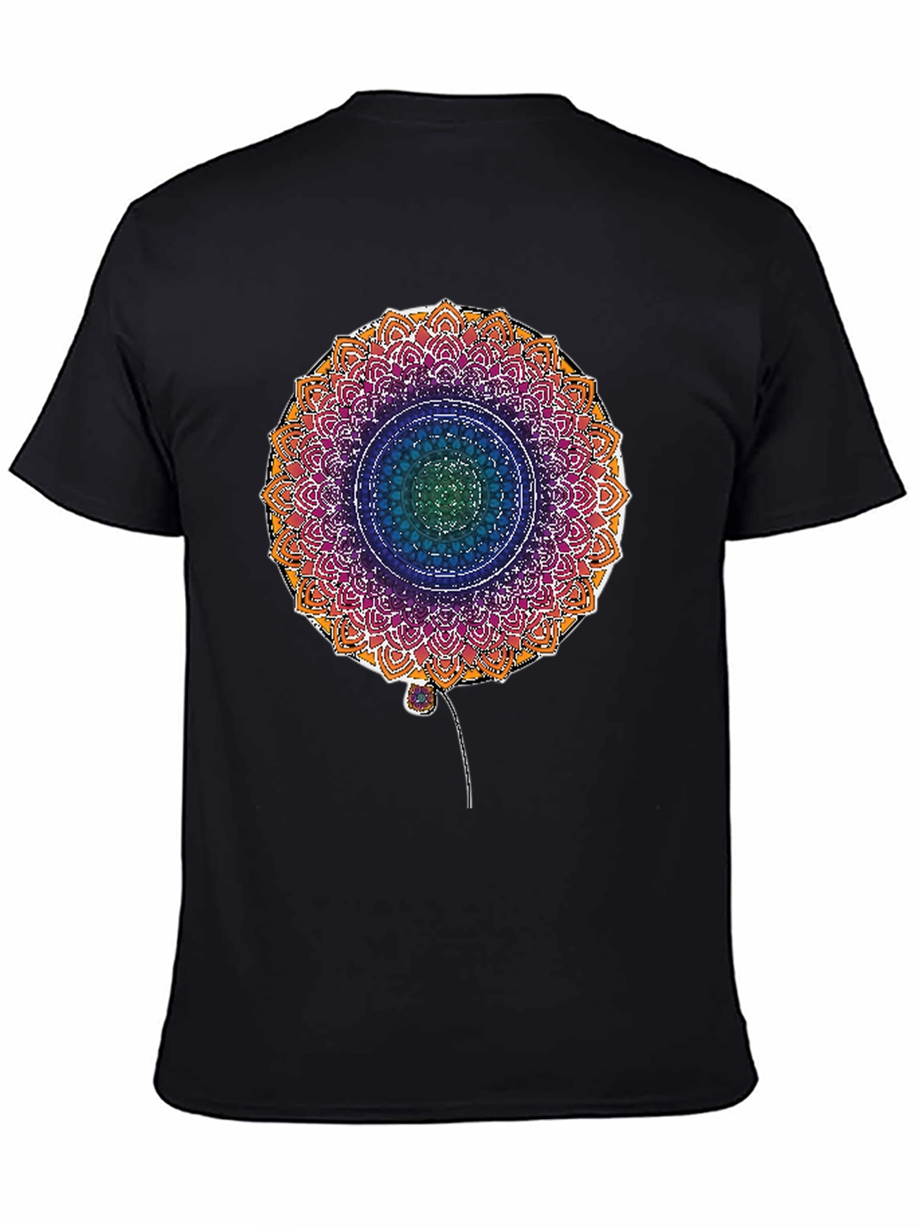 Mandala Flower Graphic Print T-Shirt