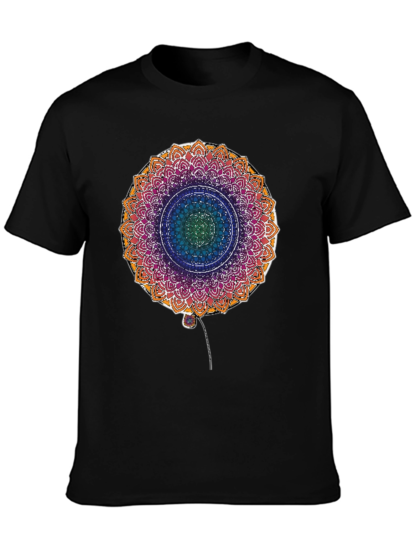 Mandala Flower Graphic Print T-Shirt