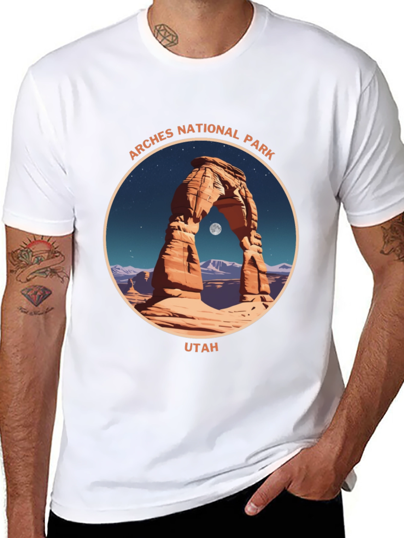 Arches National Park Graphic Tee - Utah Adventure Shirt