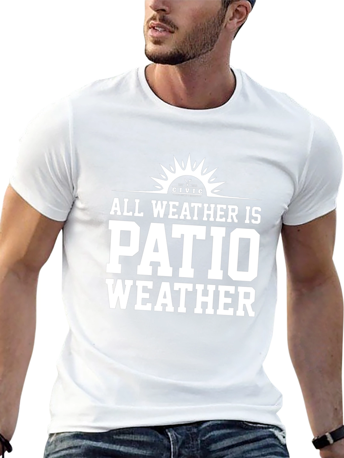 All Weather is Patio Weather Graphic Tee