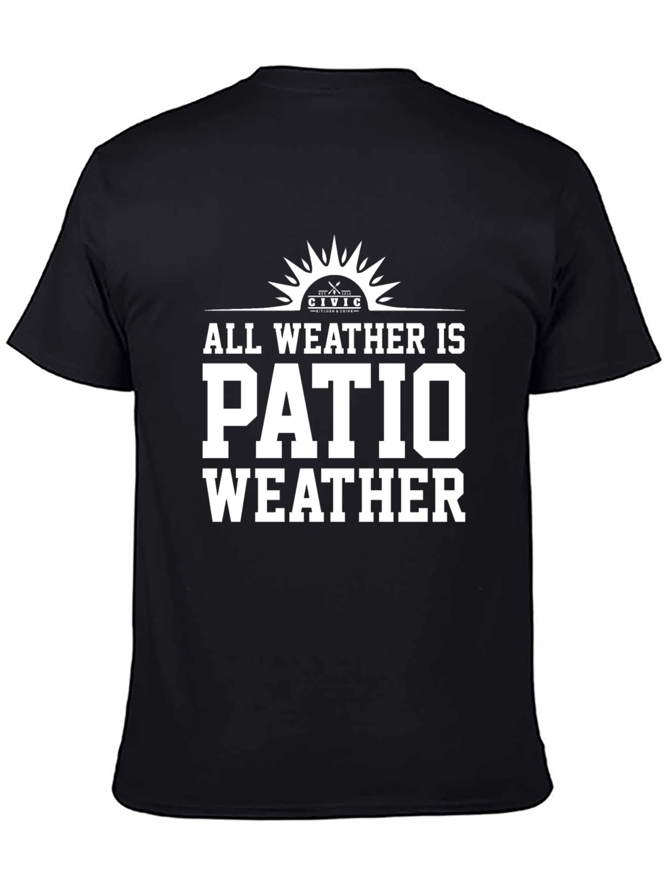 All Weather is Patio Weather Graphic Tee