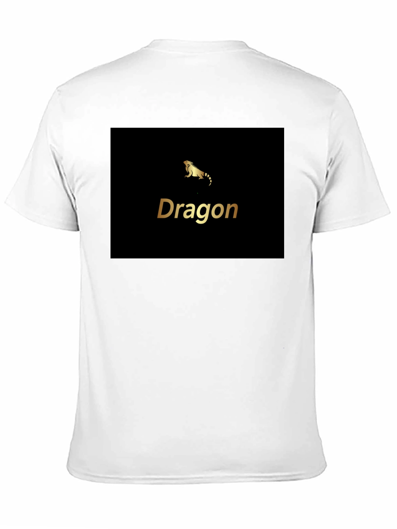 Dragon Iguana Graphic Black T-Shirt