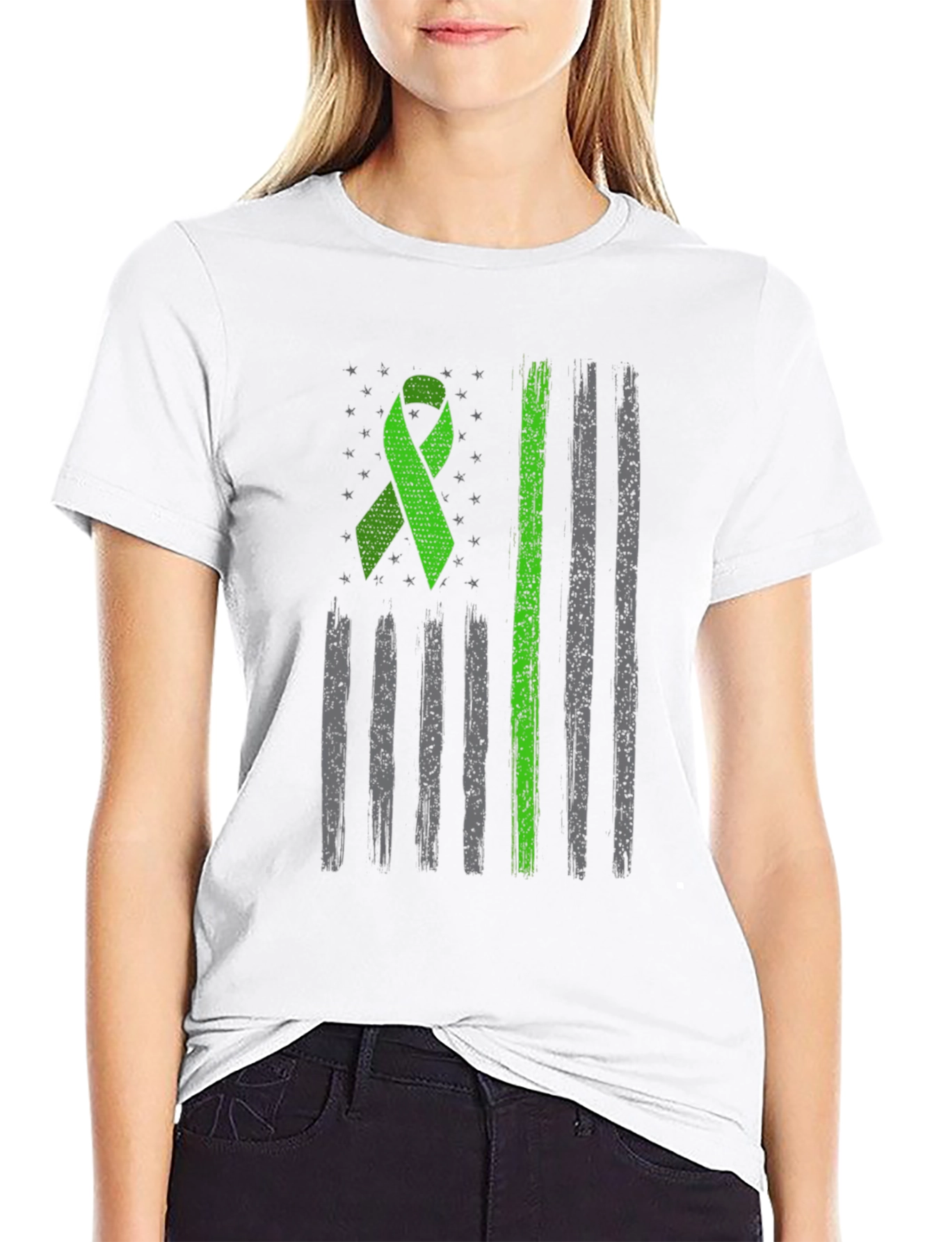 Green Ribbon Flag T-Shirt
