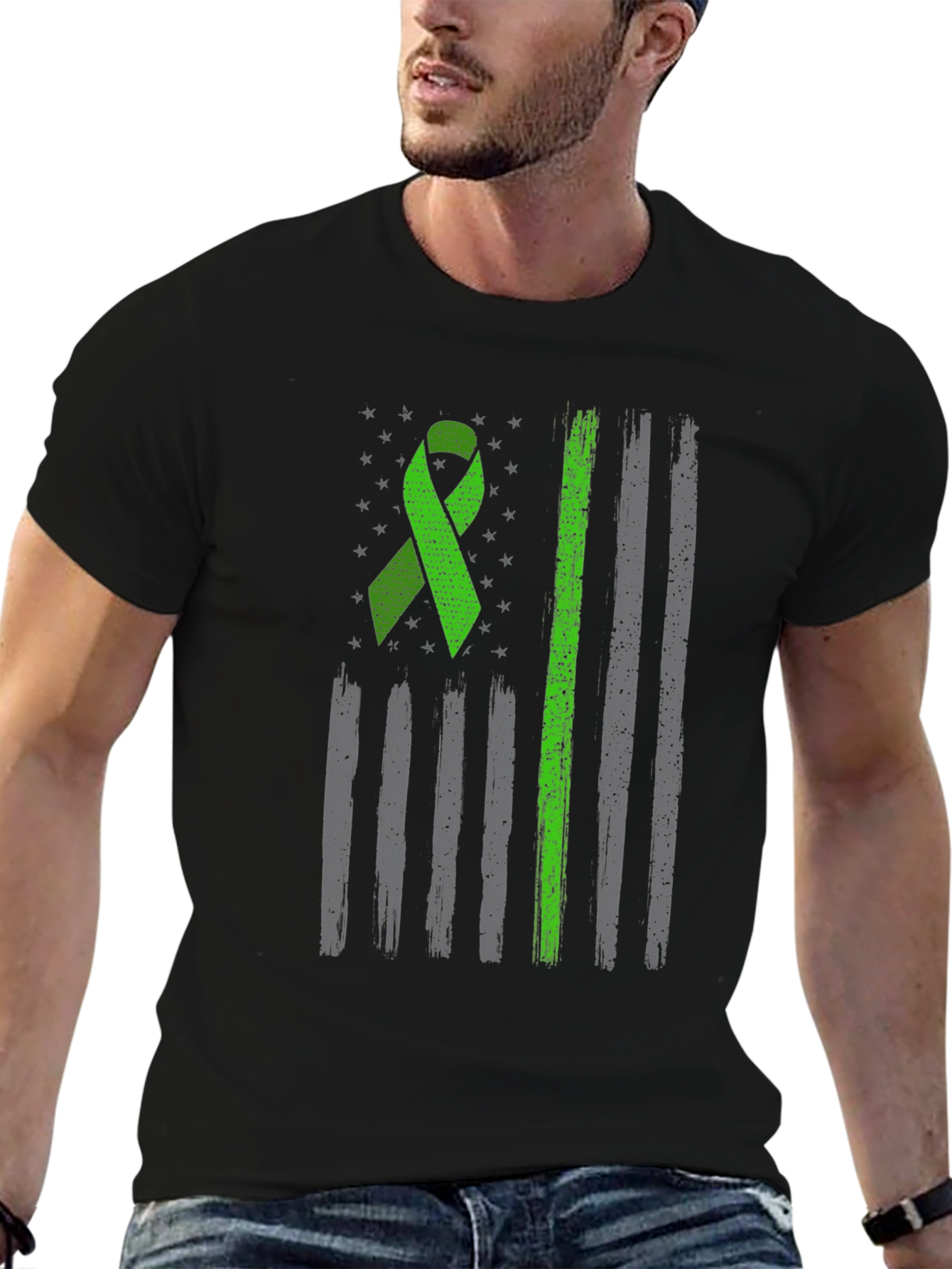 Green Ribbon Flag T-Shirt