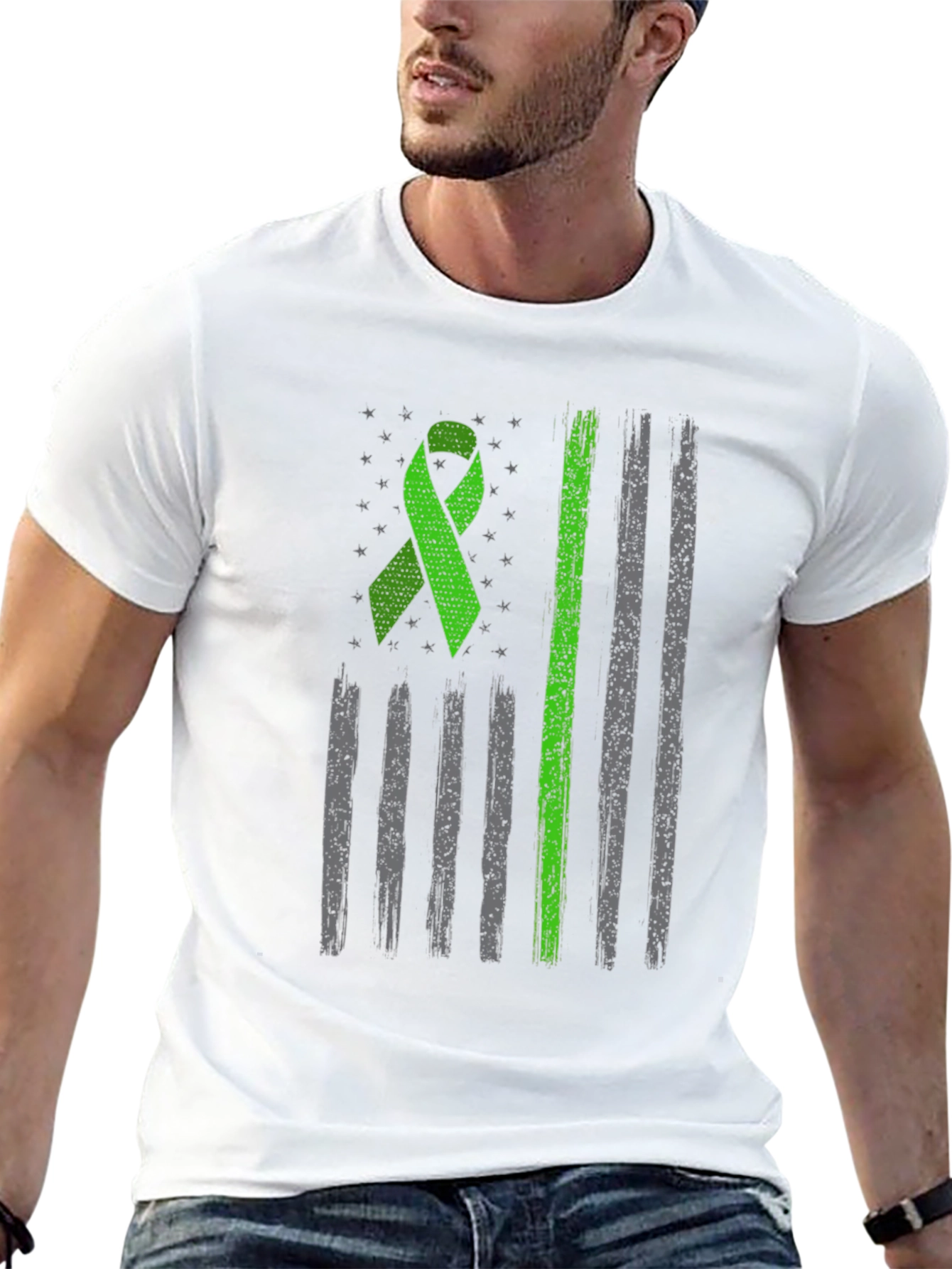 Green Ribbon Flag T-Shirt