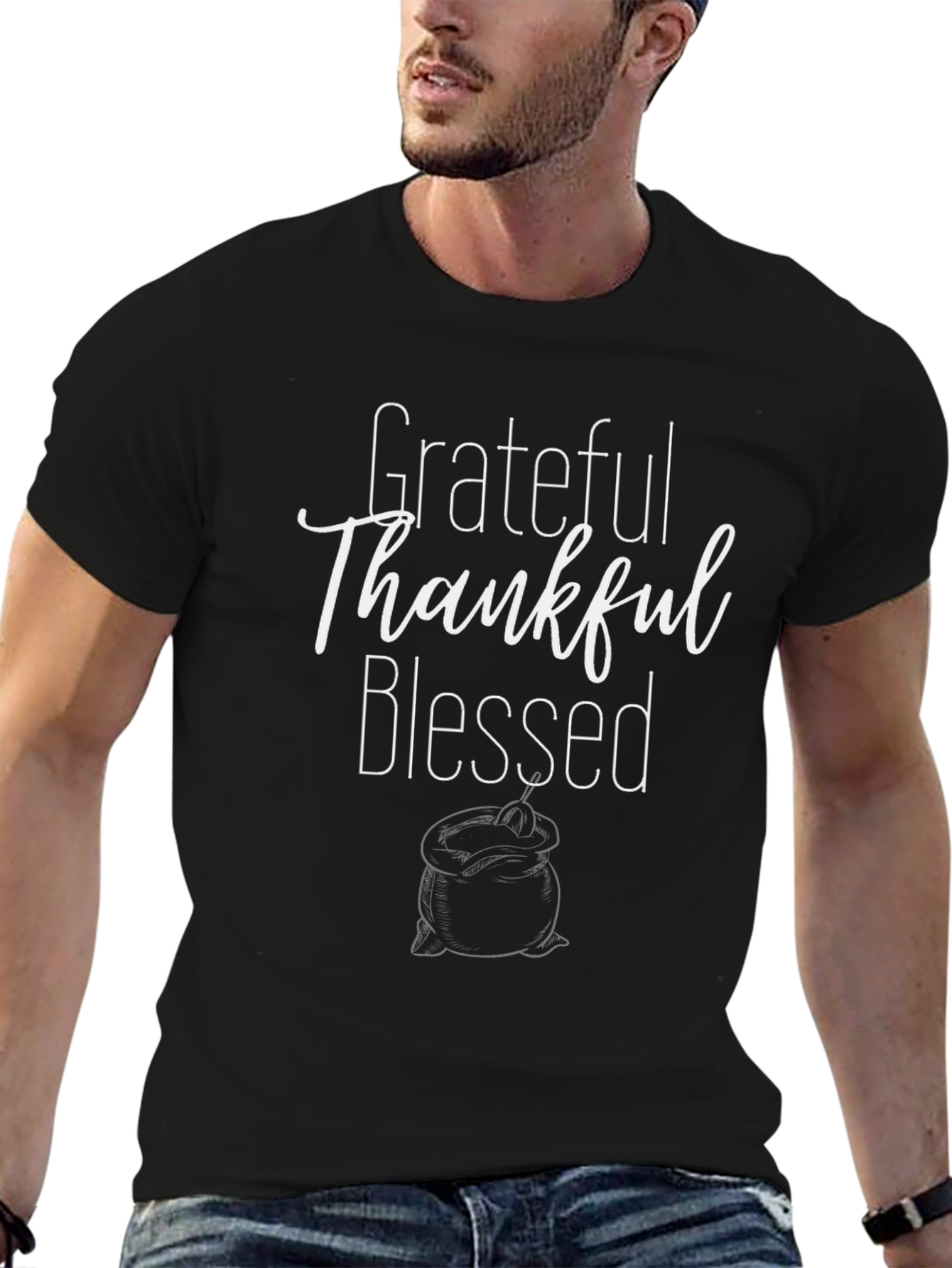 Grateful Thankful Blessed T-Shirt