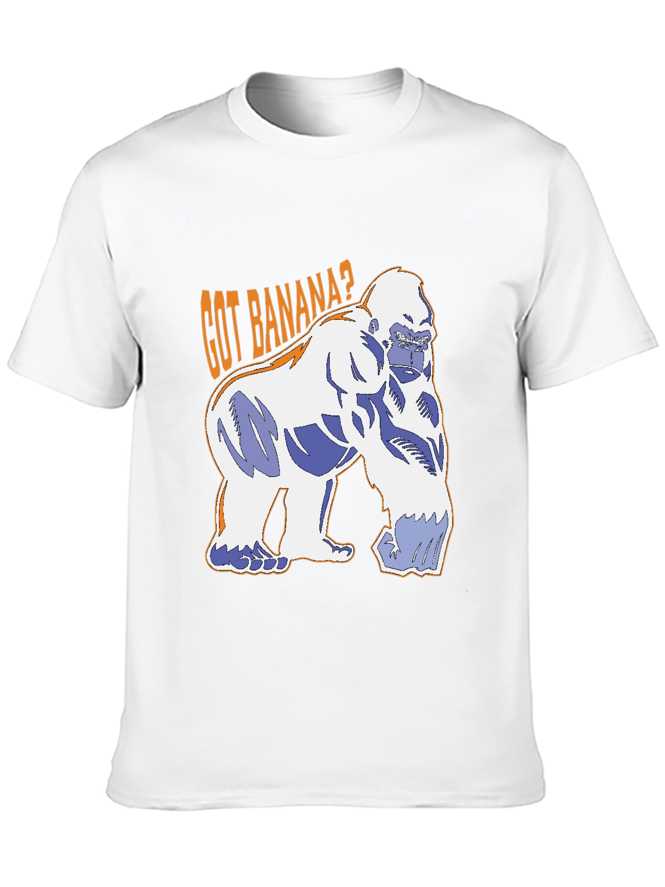 Got Banana? Gorilla Graphic T-Shirt - Black