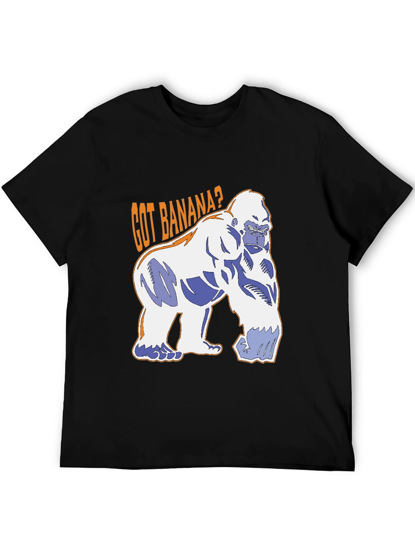 Got Banana? Gorilla Graphic T-Shirt - Black