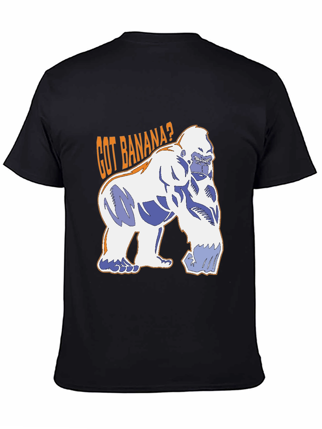 Got Banana? Gorilla Graphic T-Shirt - Black