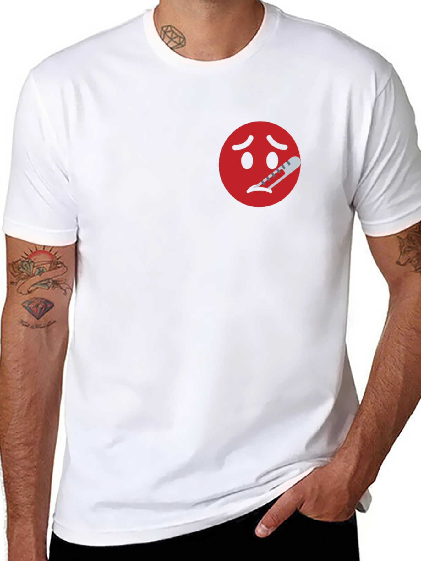 Sick Day Emoji T-Shirt
