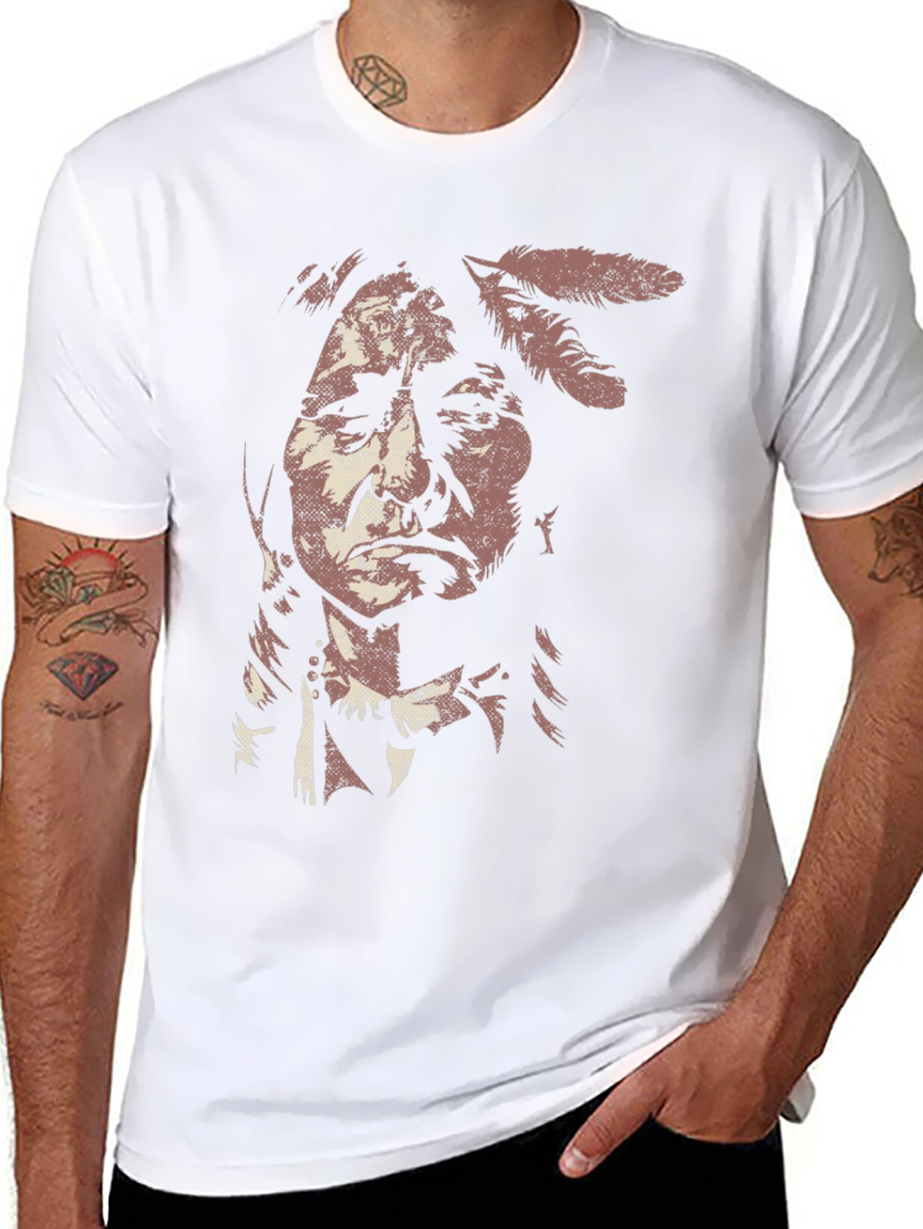 Native American Chief Graphic Tee