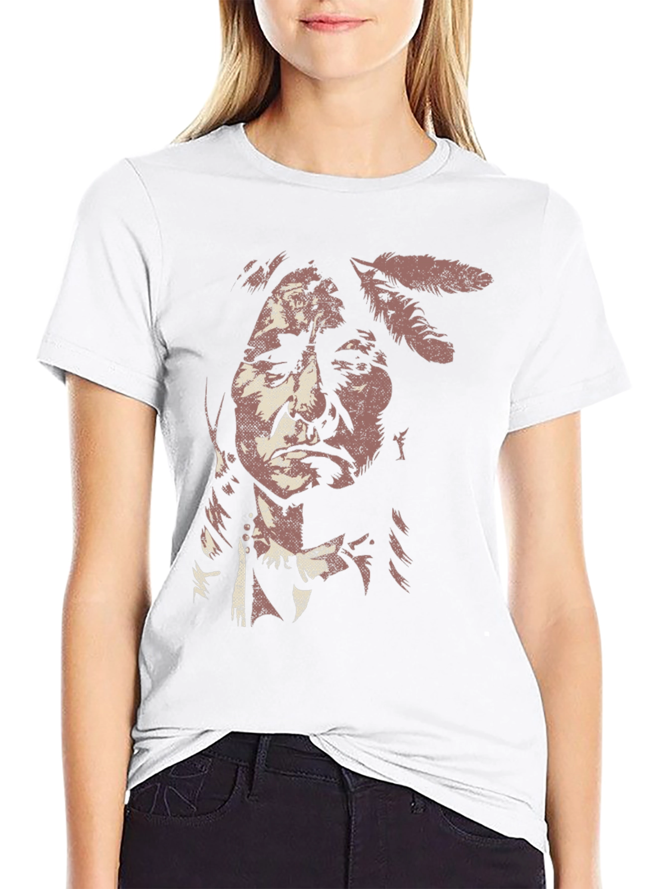 Native American Chief Graphic Tee
