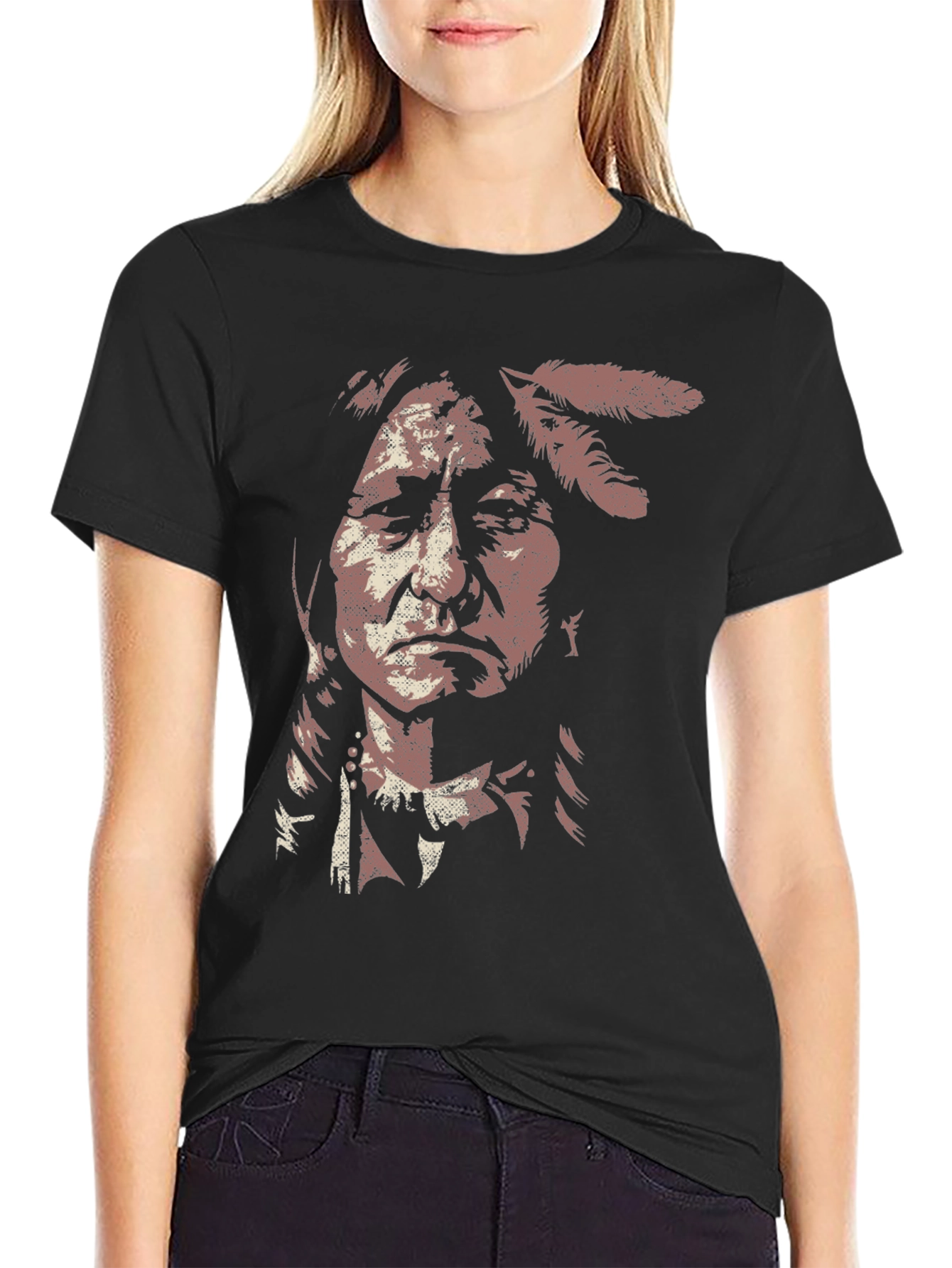 Native American Chief Graphic Tee