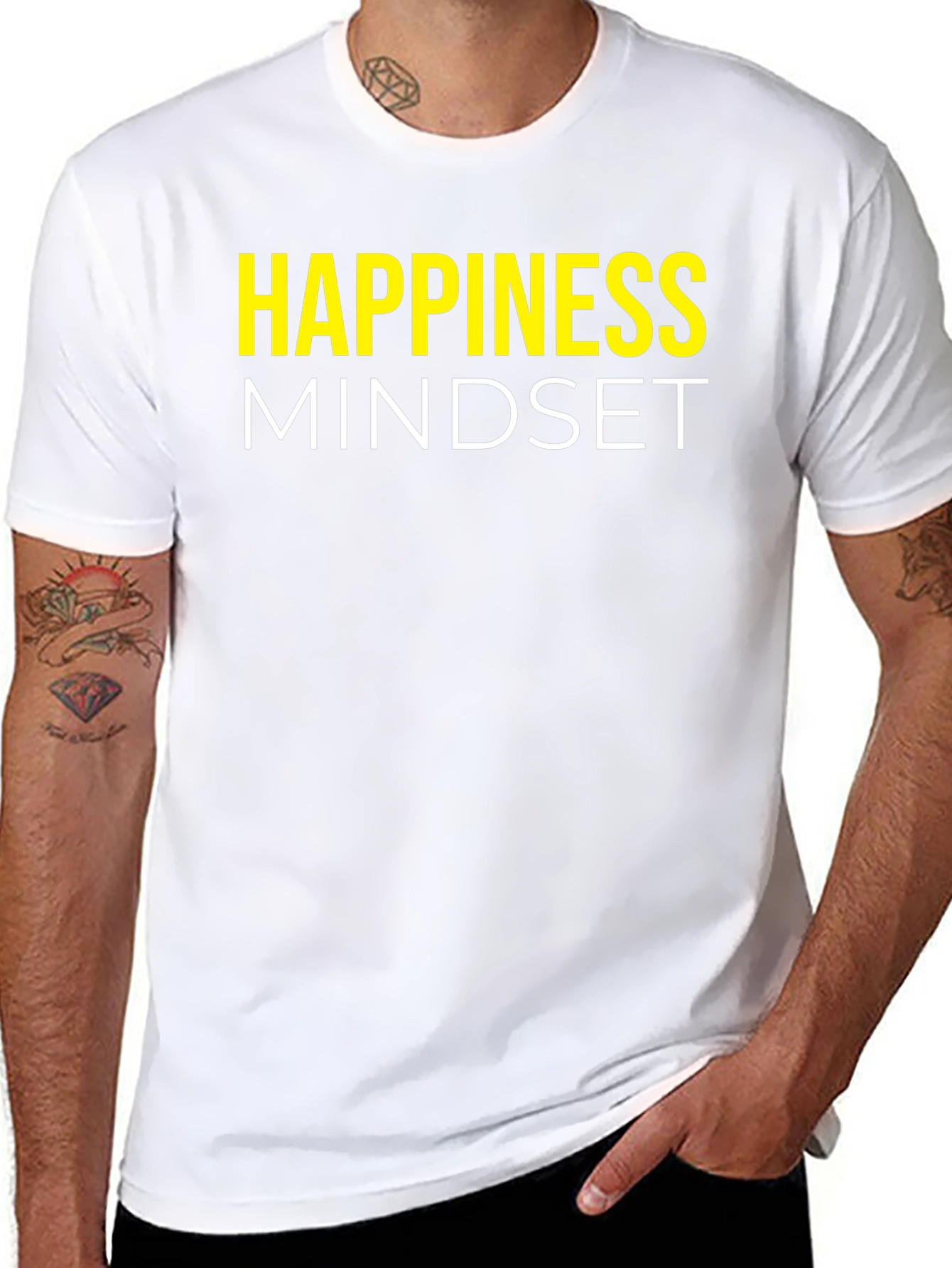 Happiness Mindset Graphic T-Shirt