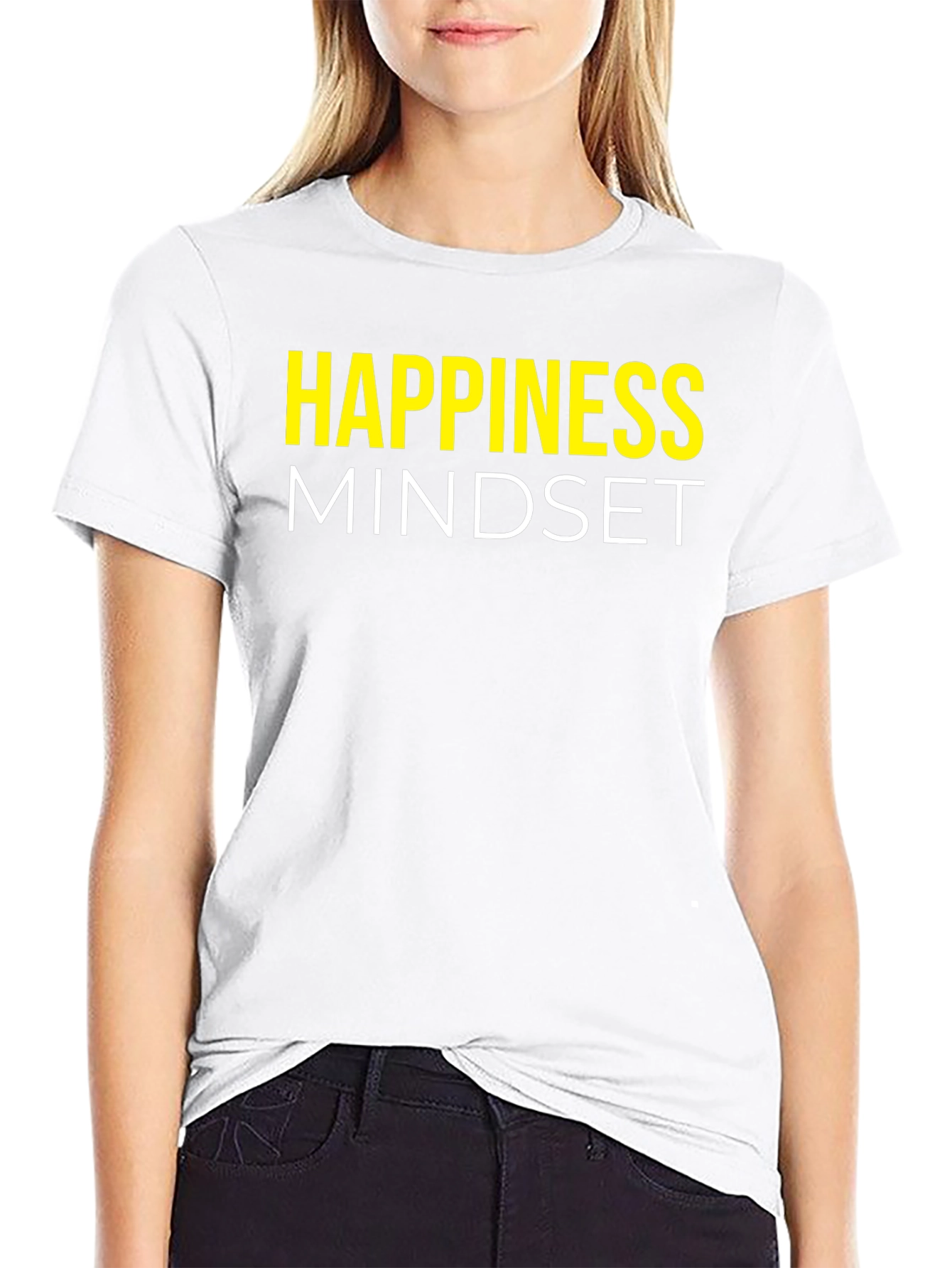 Happiness Mindset Graphic T-Shirt