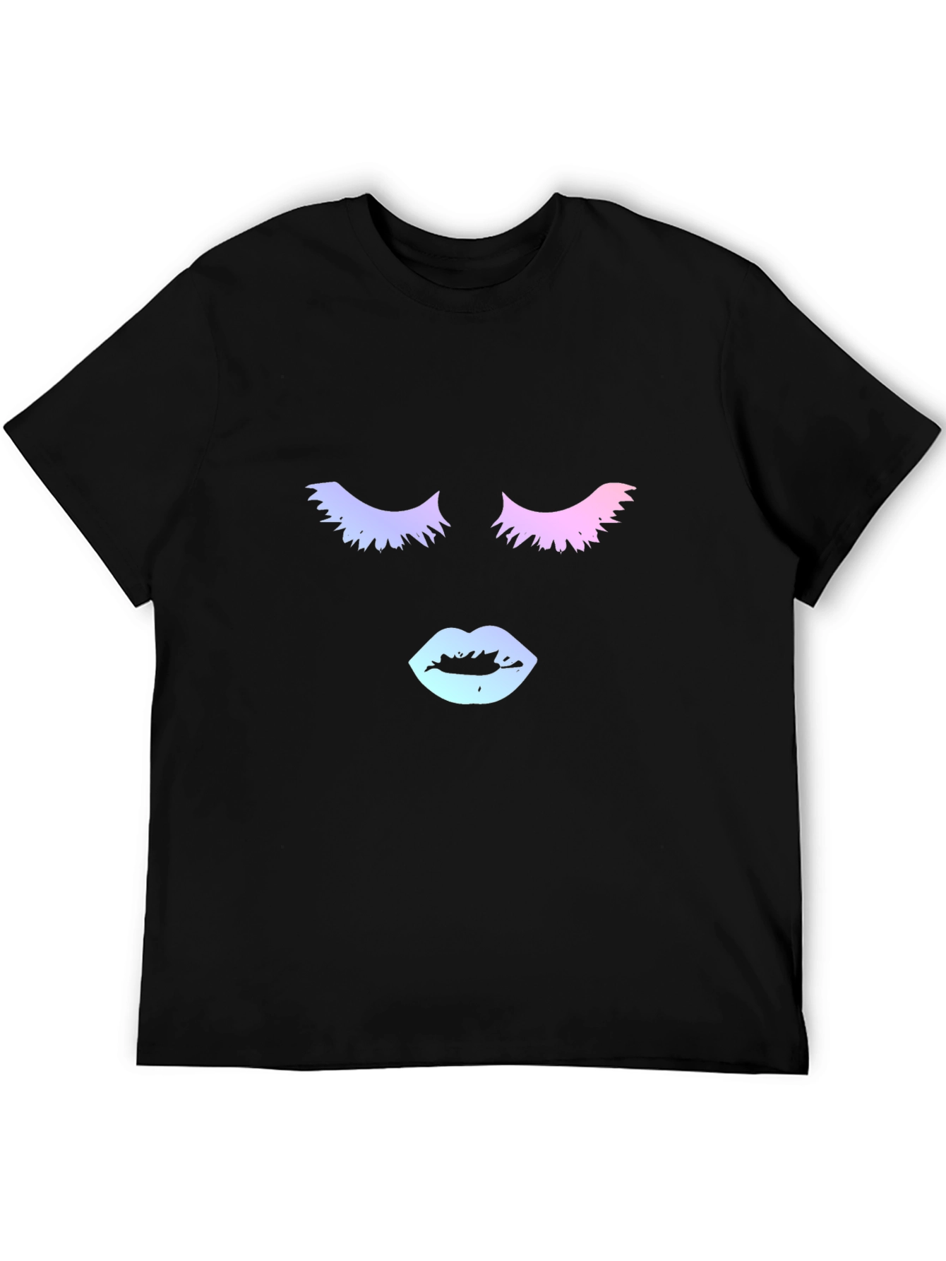 Mystic Eyes Graphic Tee - Soft Black Cotton