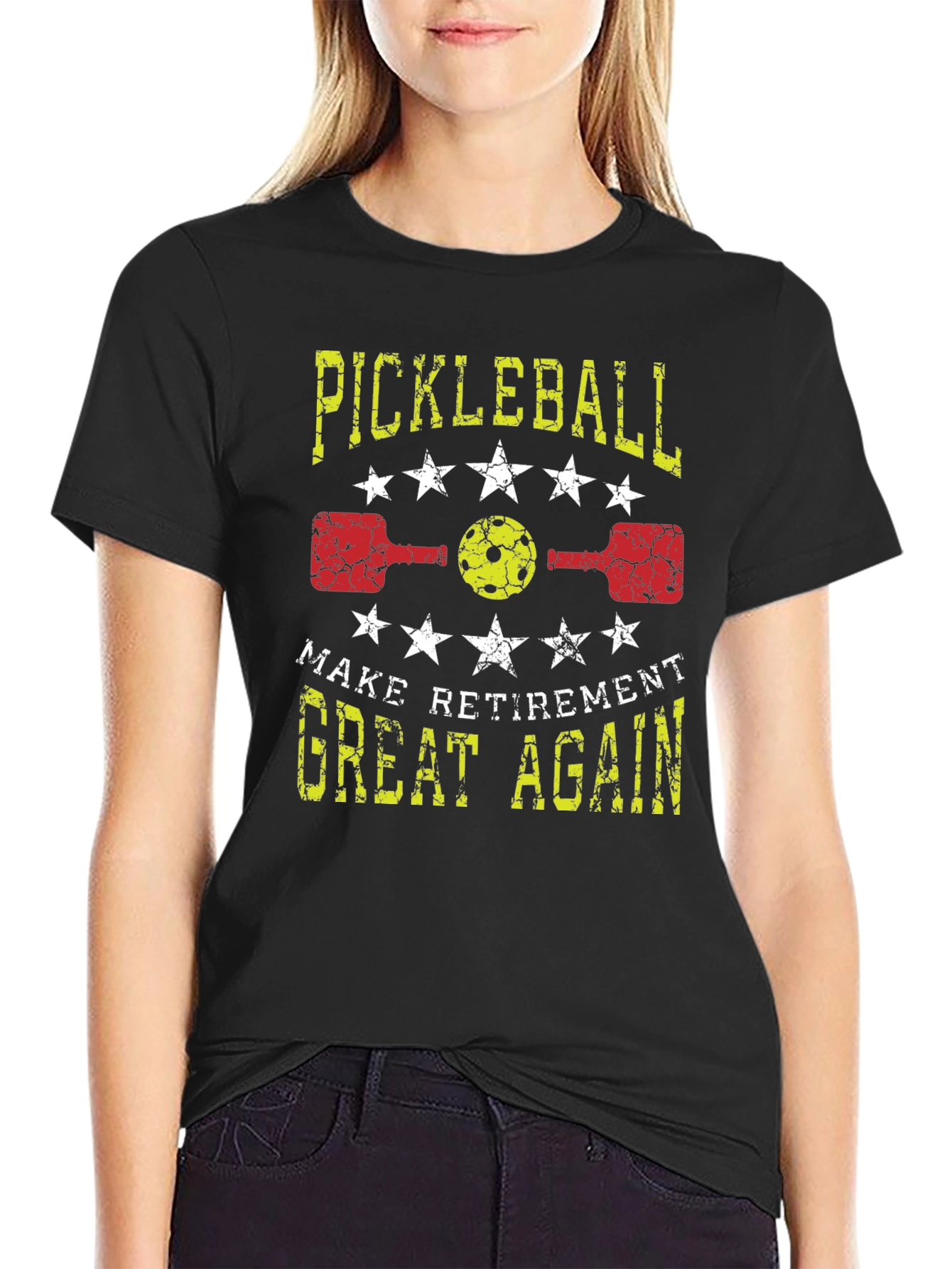 Pickleball Retirement T-Shirt: Make Retirement Great Again