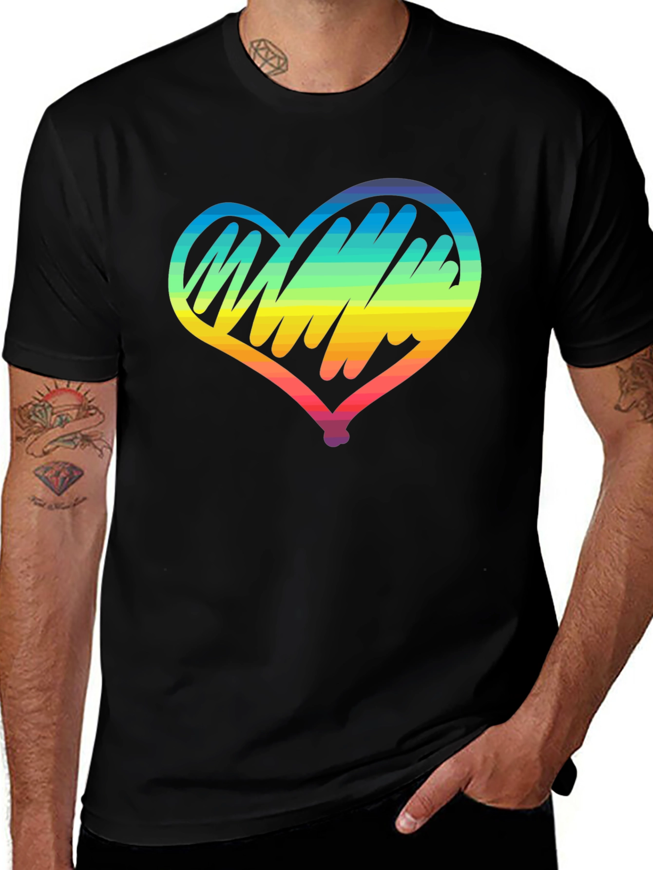 Rainbow Heart T-Shirt