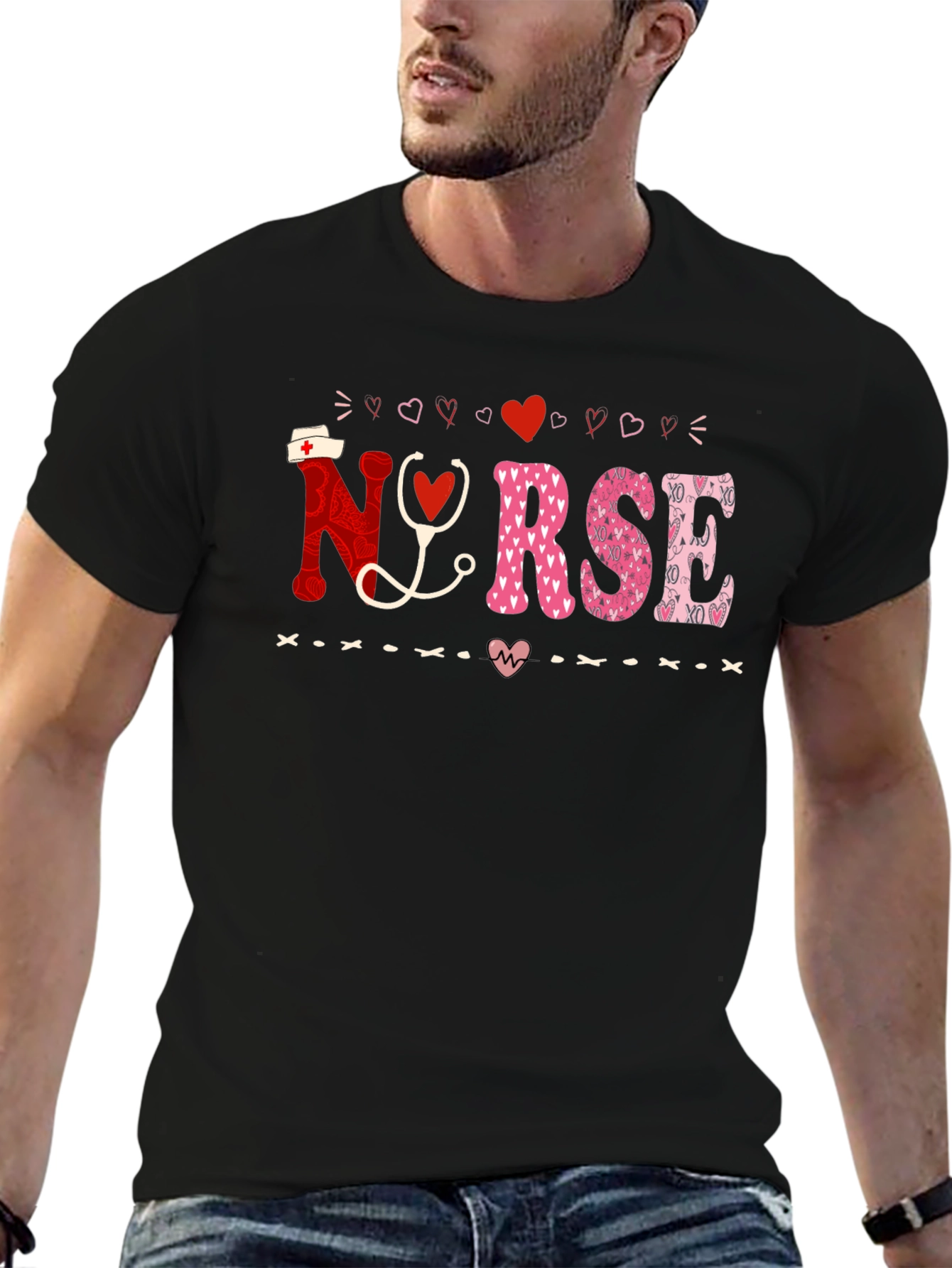 Valentines Day Nurse T-Shirt