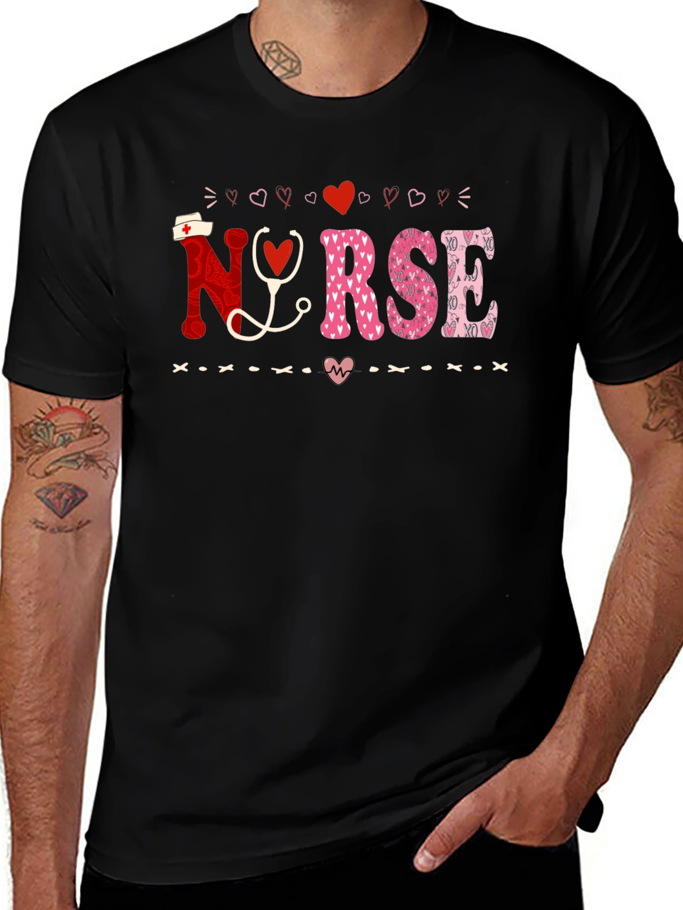 Valentines Day Nurse T-Shirt