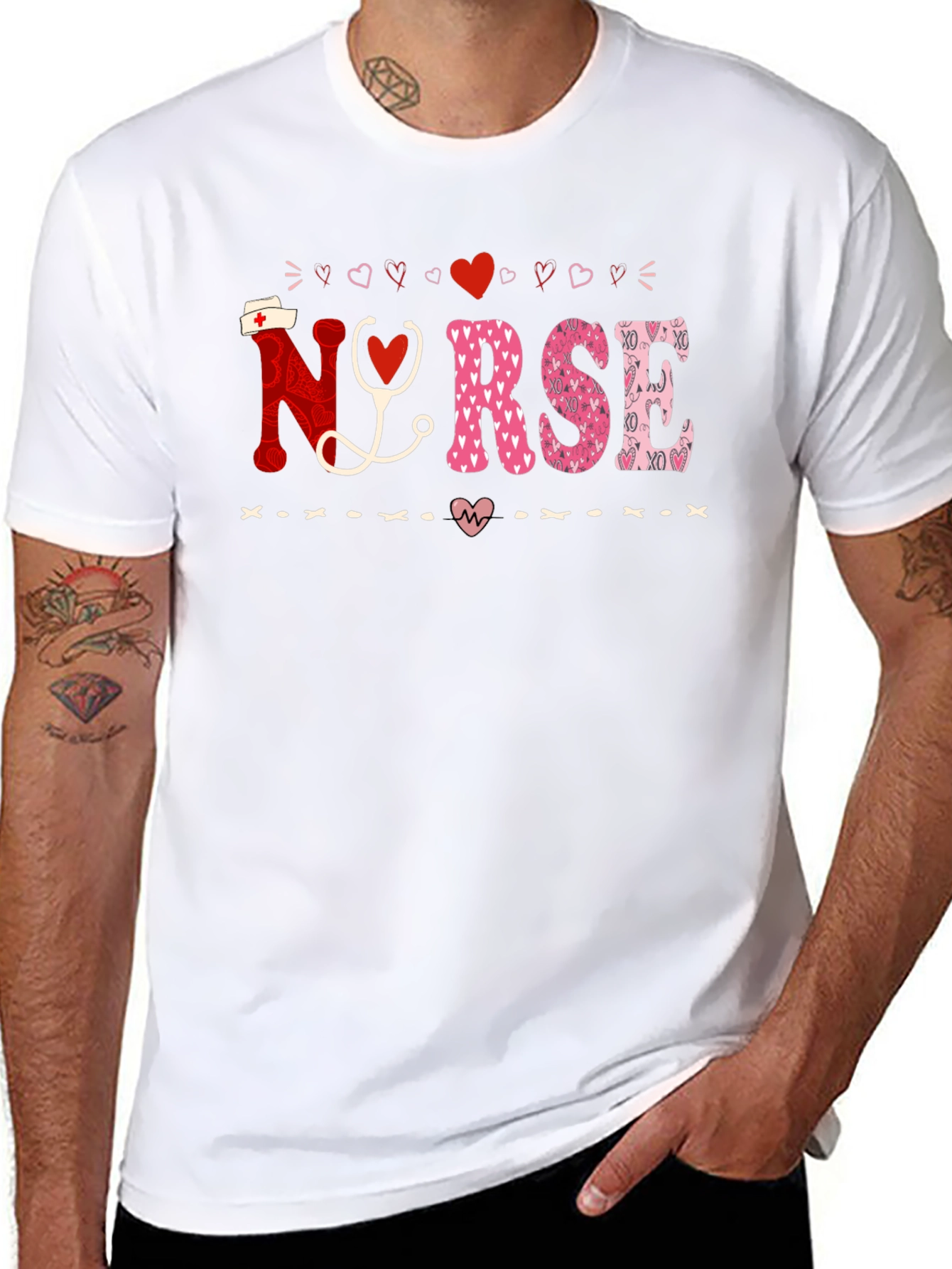 Valentines Day Nurse T-Shirt