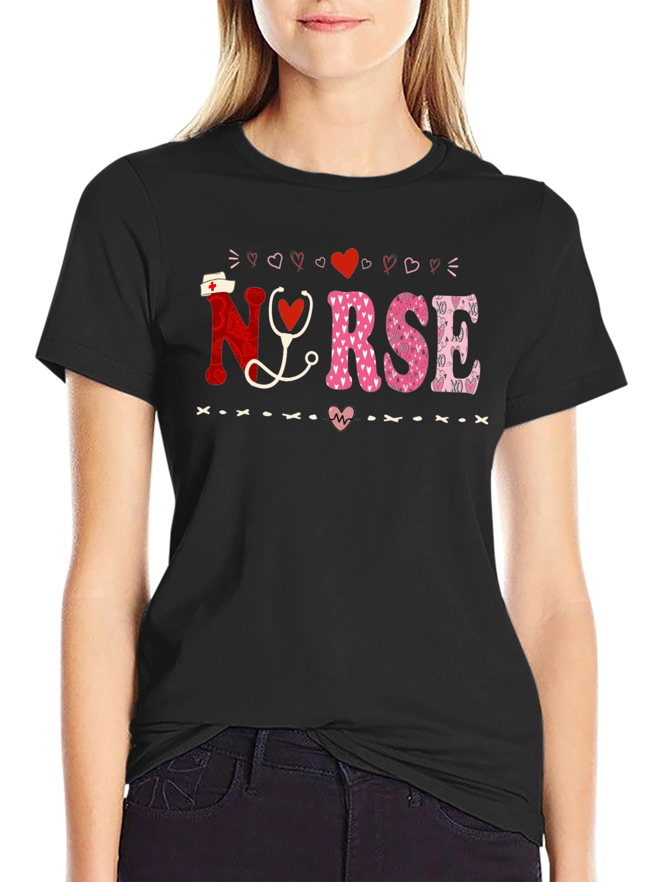 Valentines Day Nurse T-Shirt