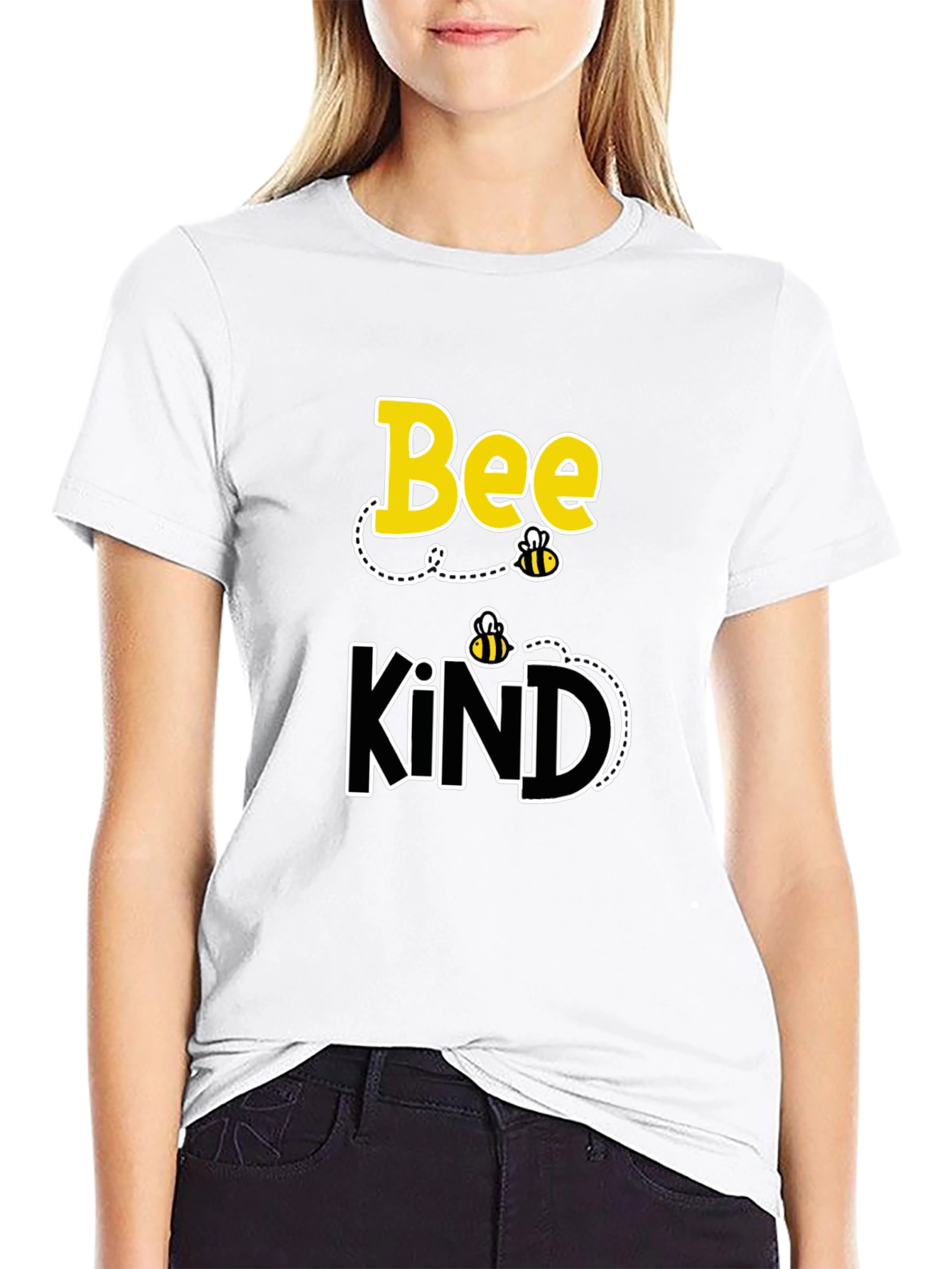 Bee Kind Black Graphic T-Shirt