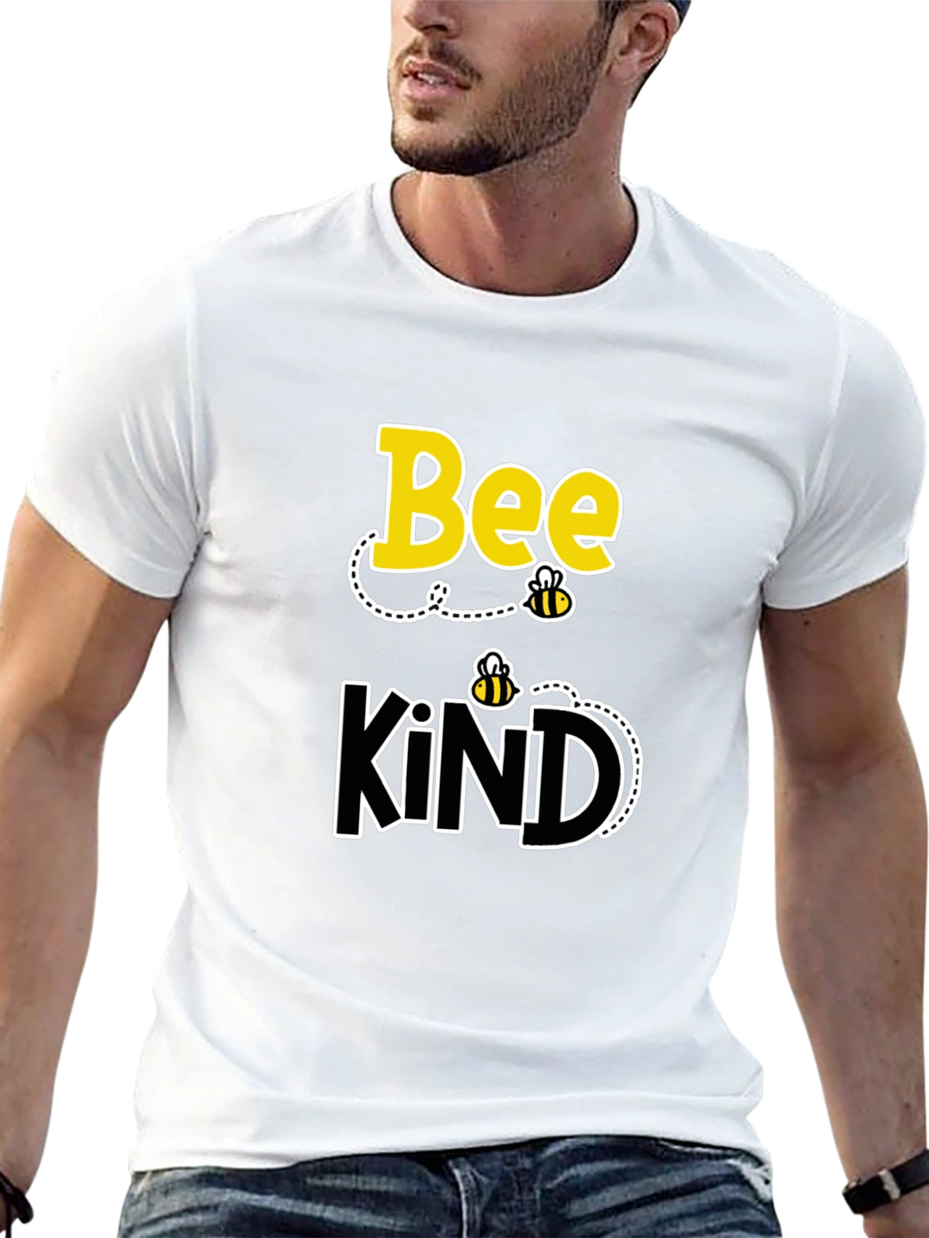 Bee Kind Black Graphic T-Shirt