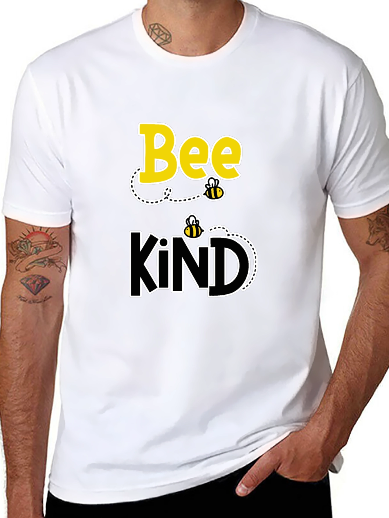 Bee Kind Black Graphic T-Shirt