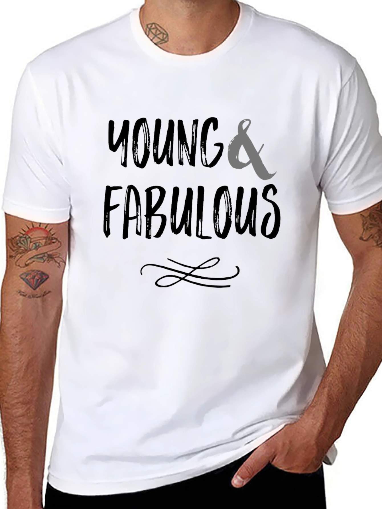 Young & Fabulous Graphic Tee - Stylish Comfort