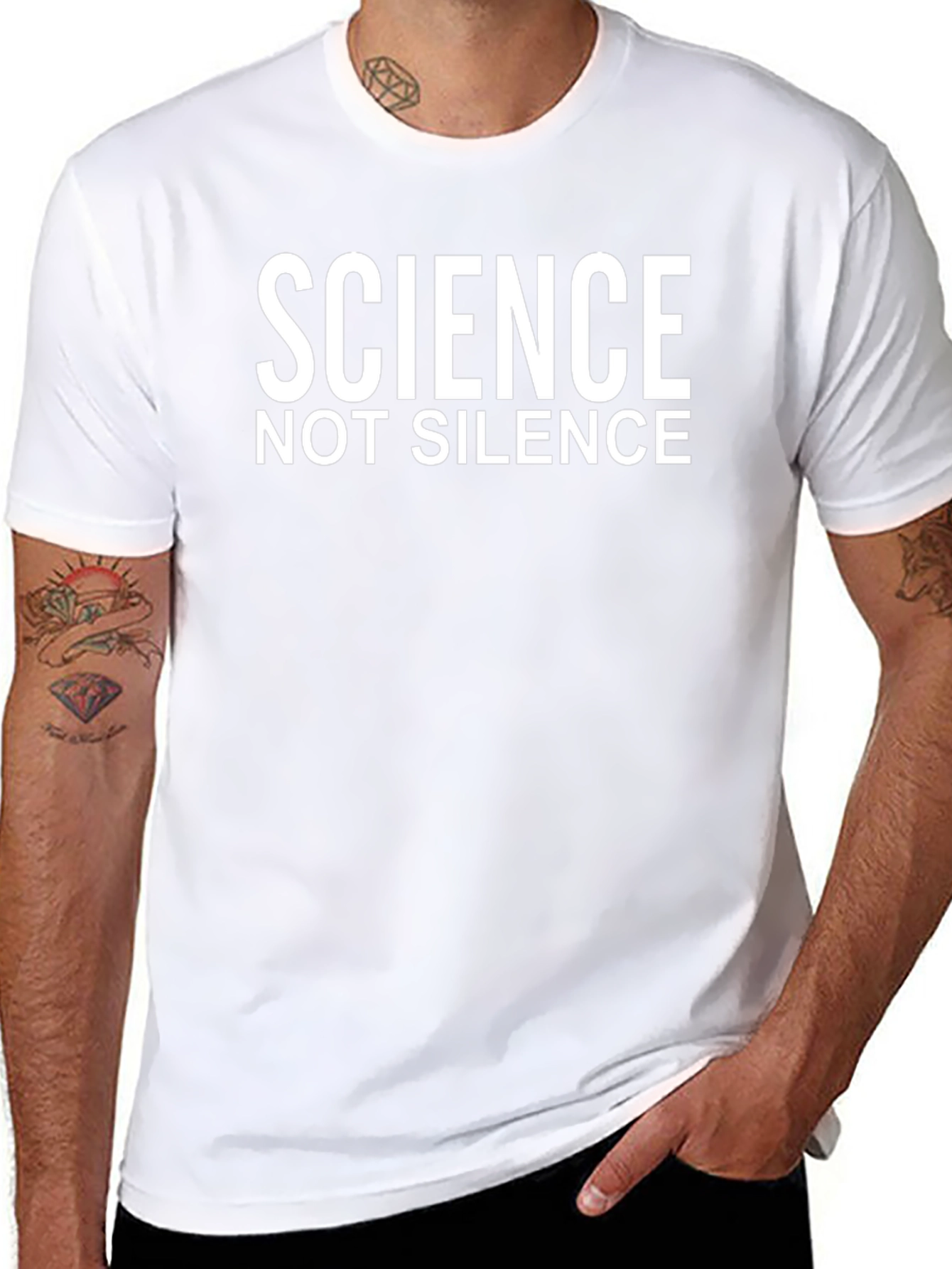 Science Not Silence Graphic Tee - Activism & Education