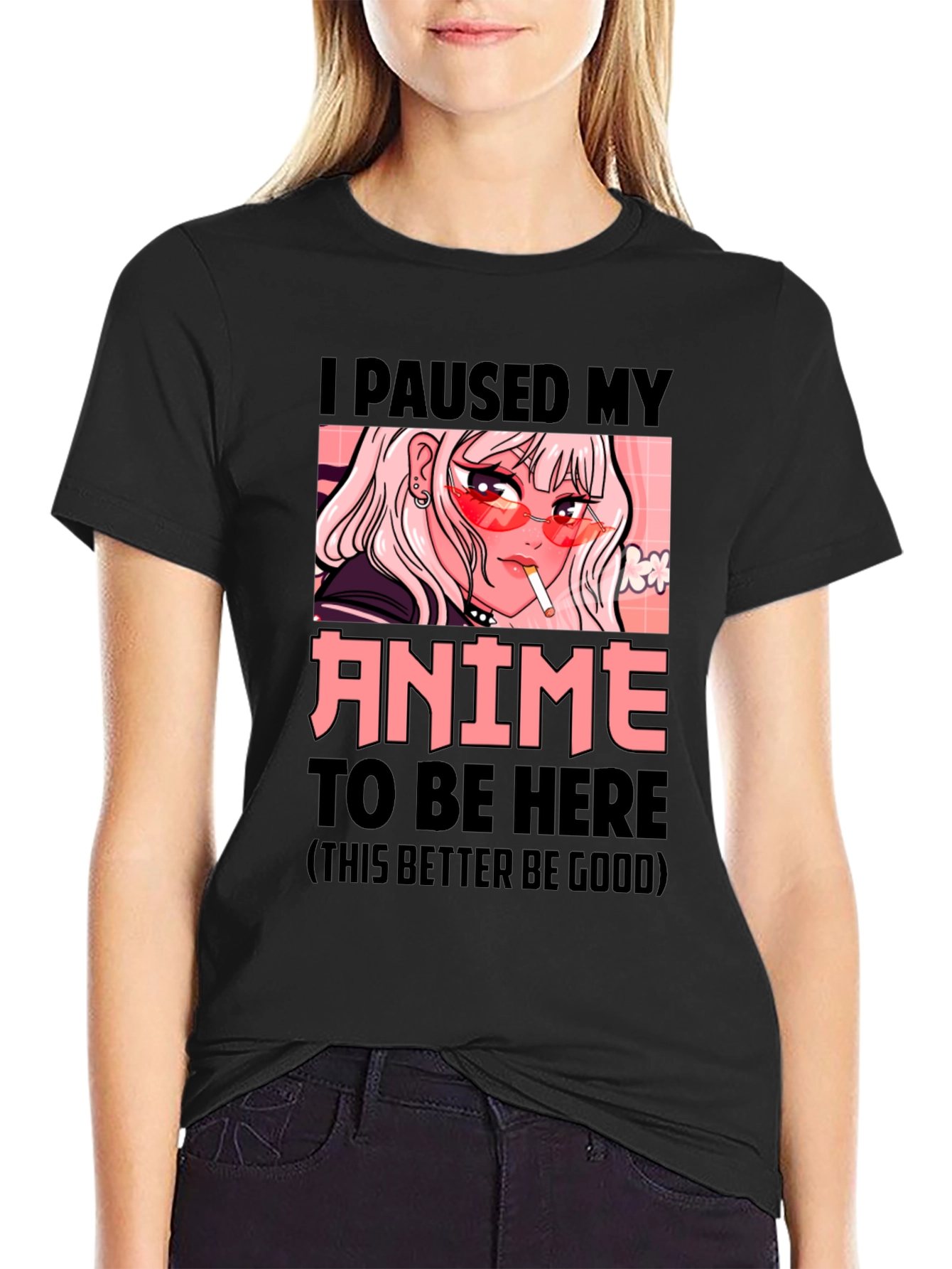 I Paused My Anime T-Shirt - Novelty Graphic Tee