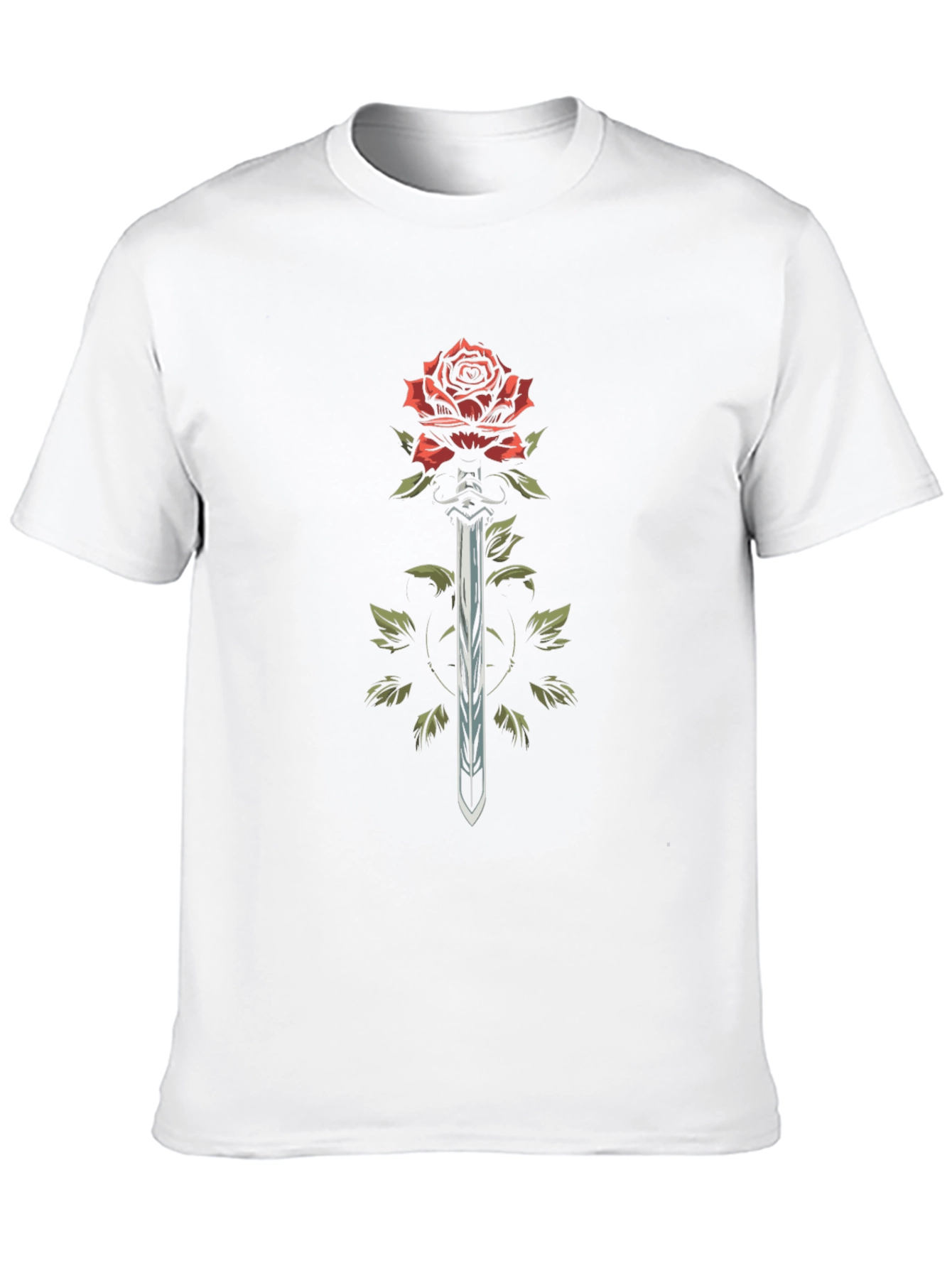 Rose & Sword Graphic Tee - Dark Fashion