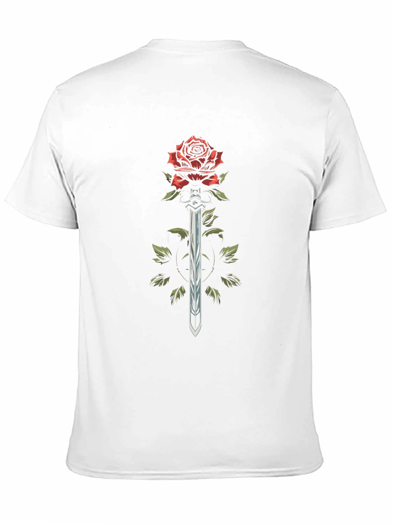 Rose & Sword Graphic Tee - Dark Fashion