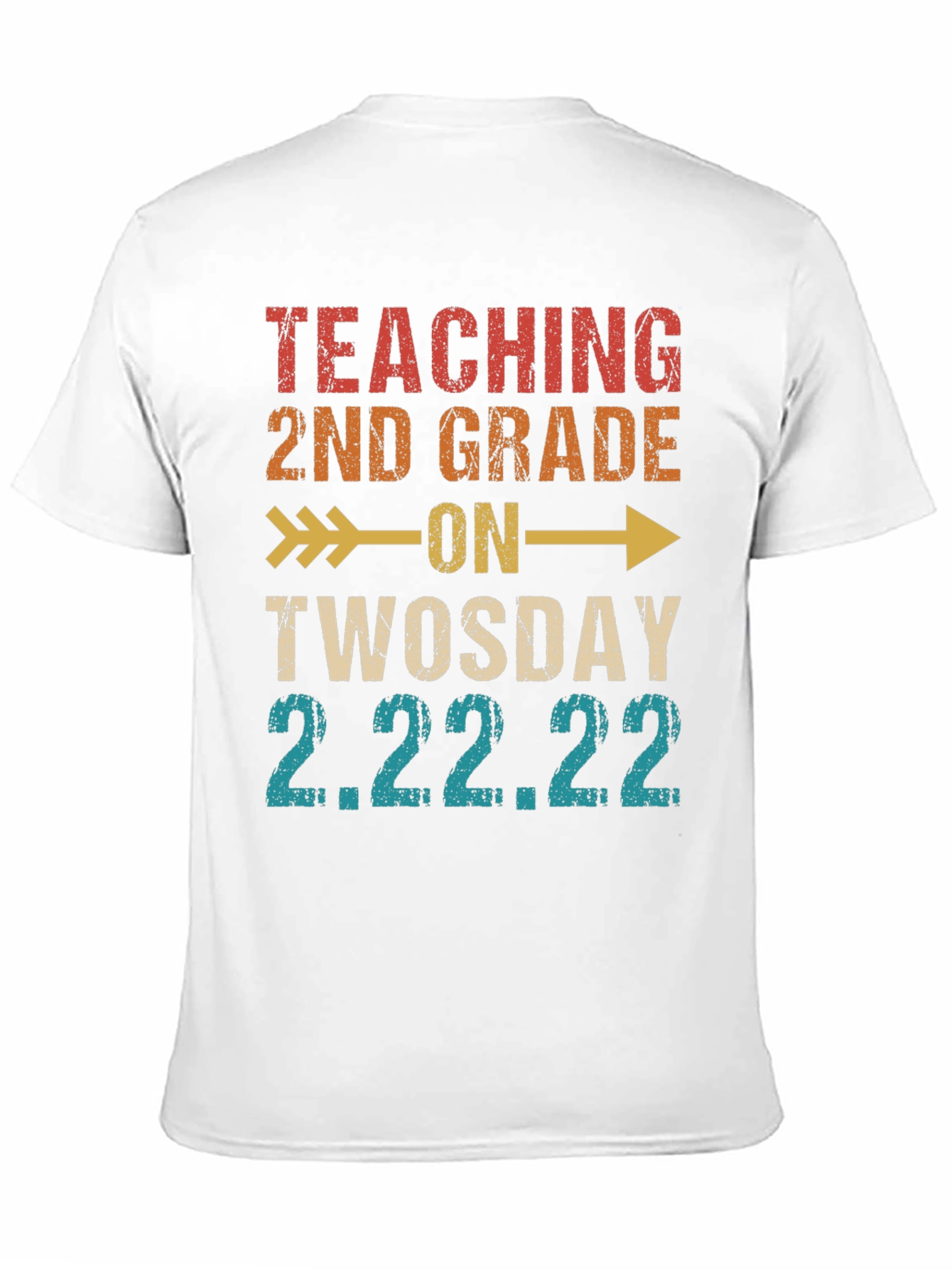 Teaching 2nd Grade on Twosday 2.22.22 T-Shirt