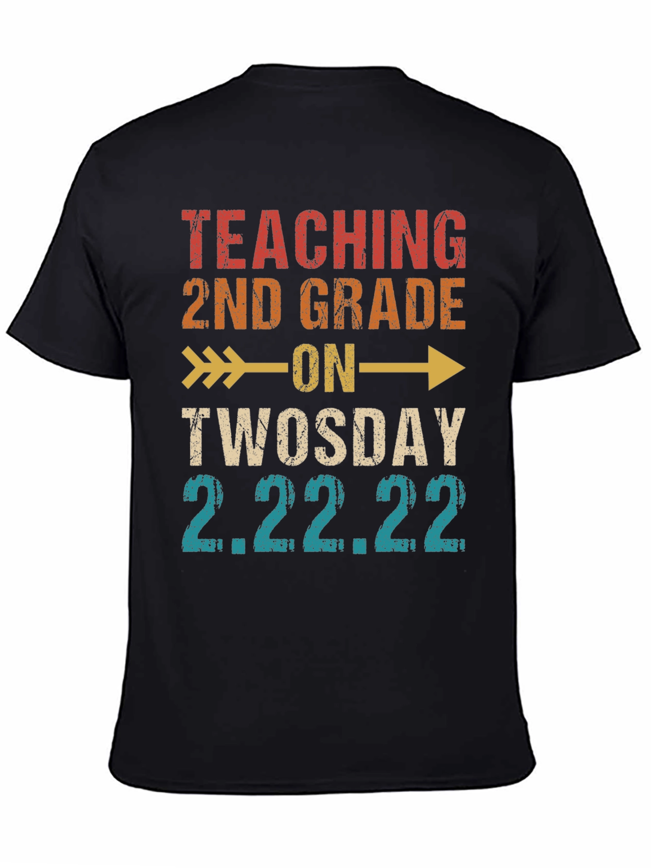 Teaching 2nd Grade on Twosday 2.22.22 T-Shirt