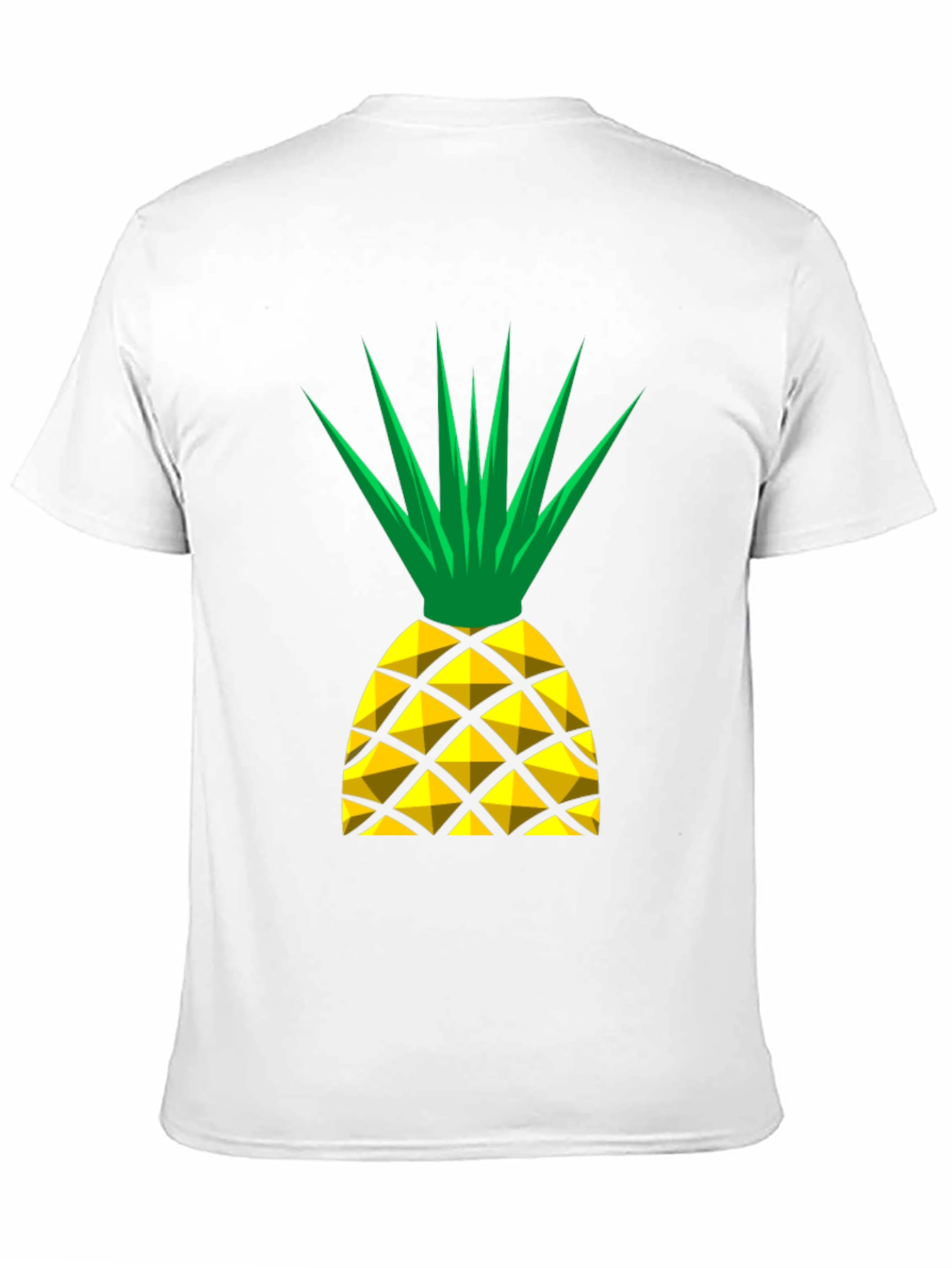 Pineapple Graphic T-Shirt - Black Cotton Tee