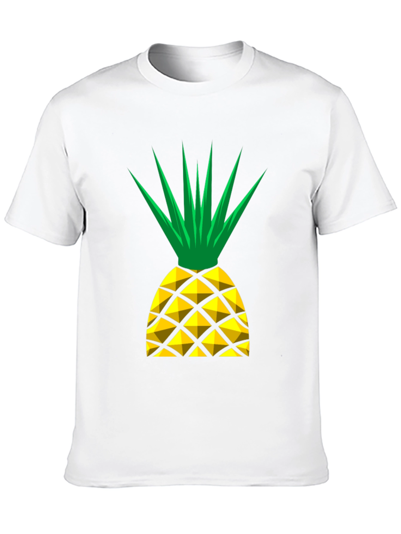 Pineapple Graphic T-Shirt - Black Cotton Tee