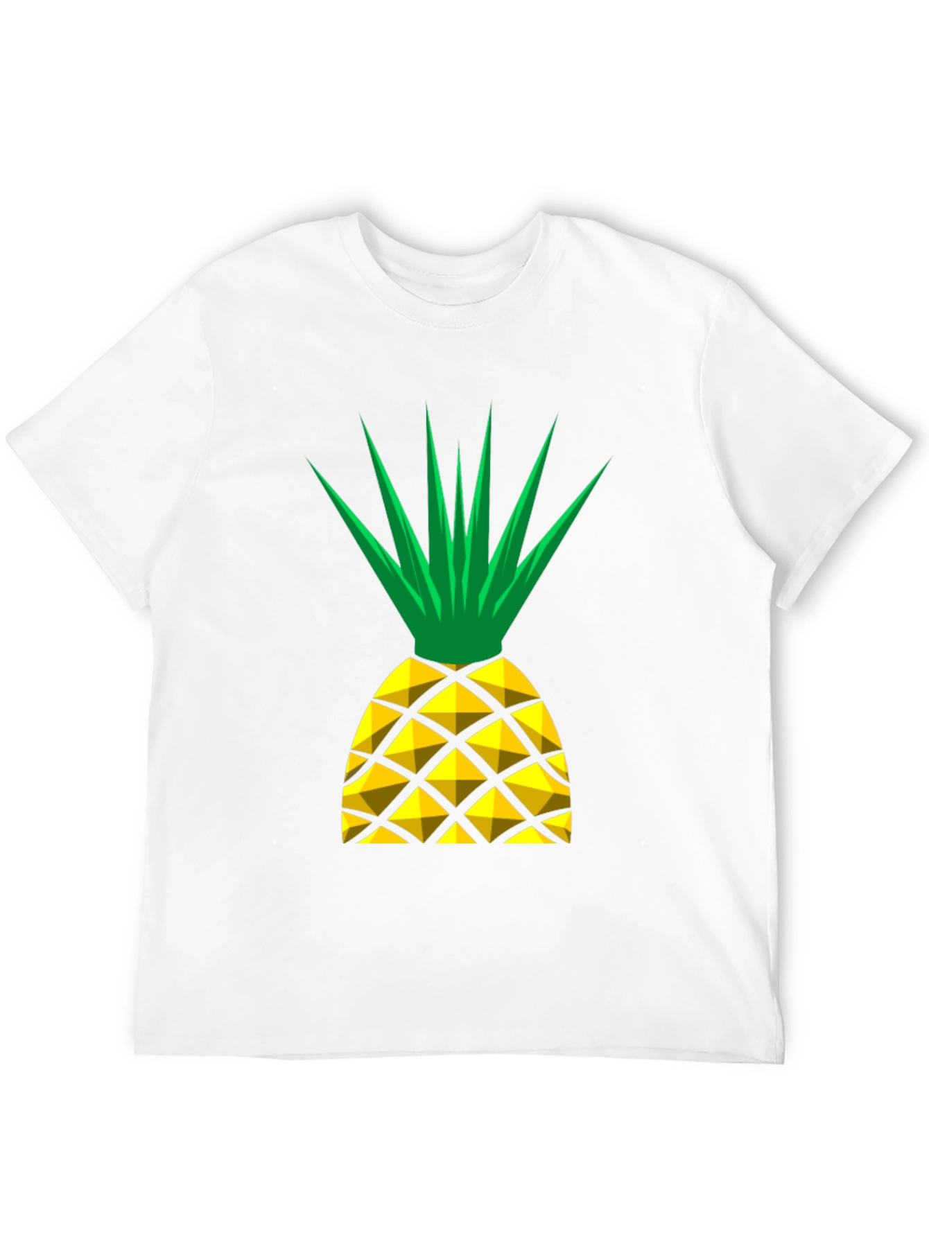 Pineapple Graphic T-Shirt - Black Cotton Tee