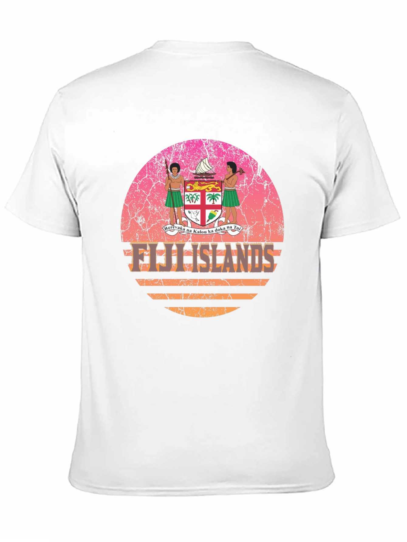 Fiji Islands Retro Graphic T-Shirt
