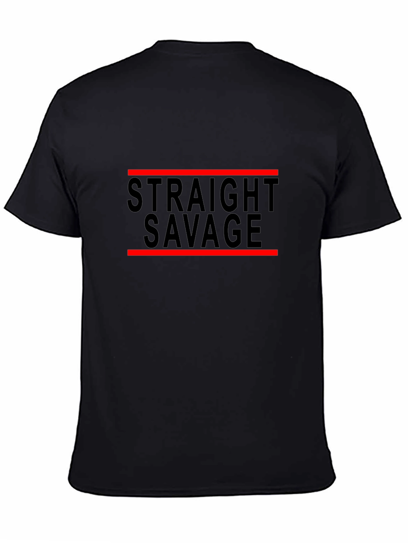 Straight Savage Graphic Print T-Shirt