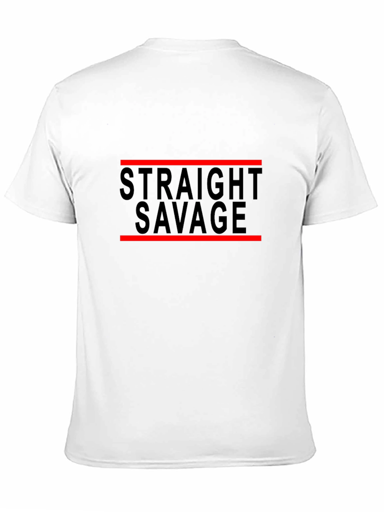 Straight Savage Graphic Print T-Shirt