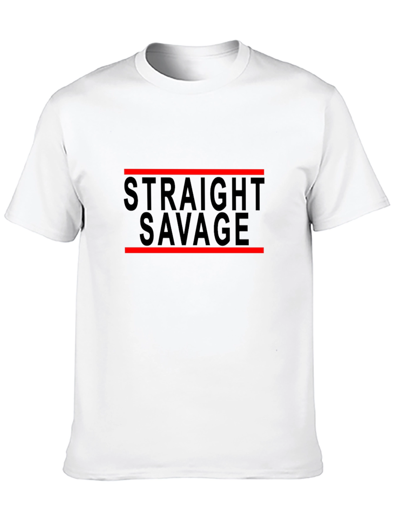 Straight Savage Graphic Print T-Shirt