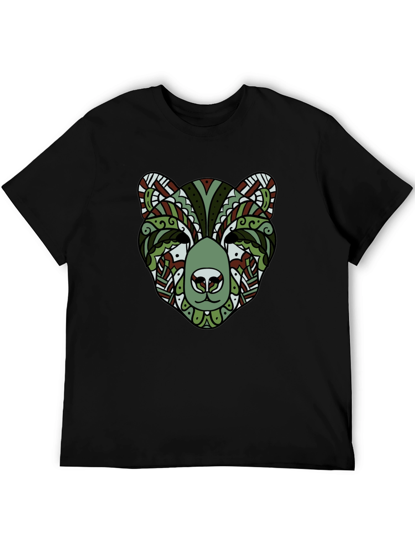 Stylish Bear Graphic Tee - Cool Animal Print Shirt