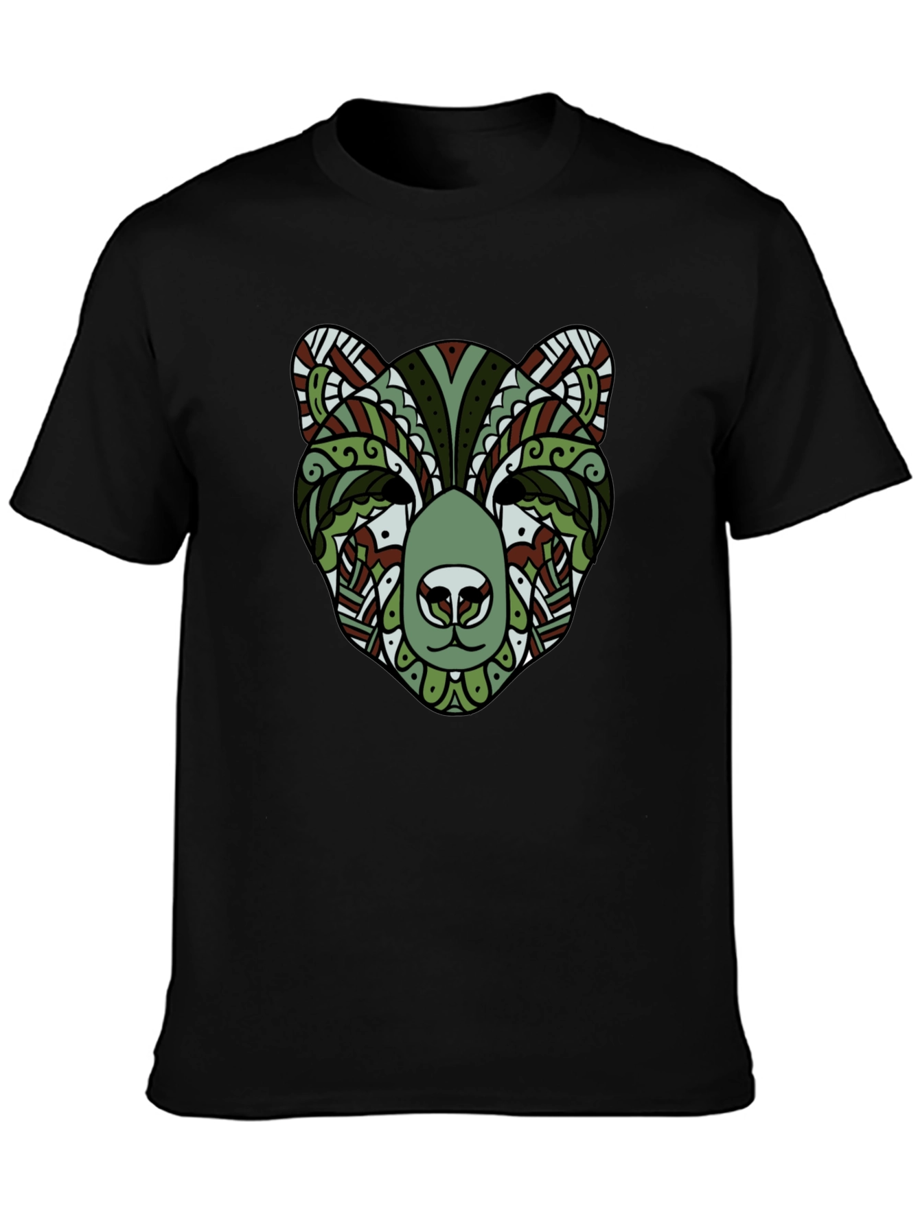 Stylish Bear Graphic Tee - Cool Animal Print Shirt