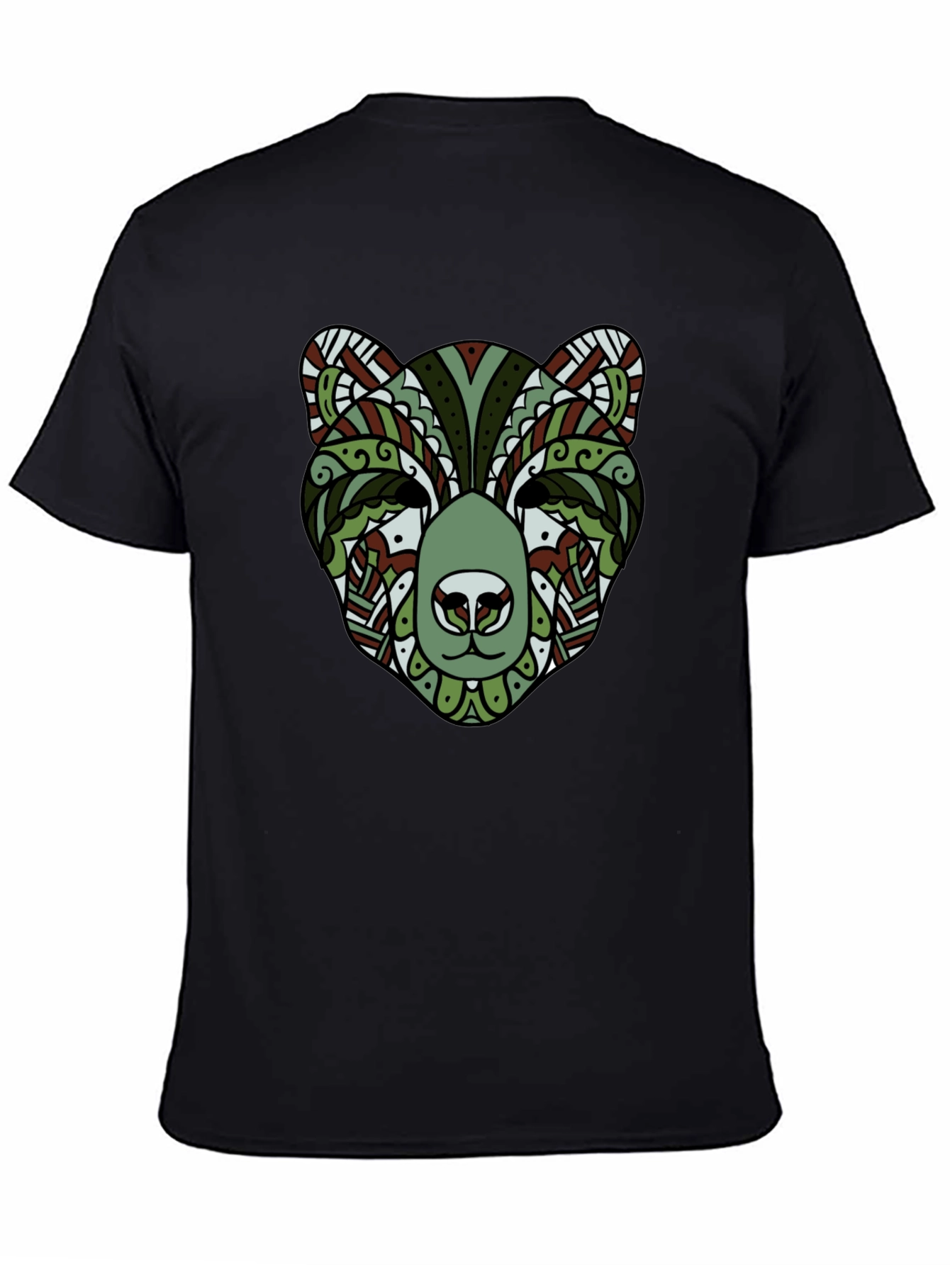 Stylish Bear Graphic Tee - Cool Animal Print Shirt