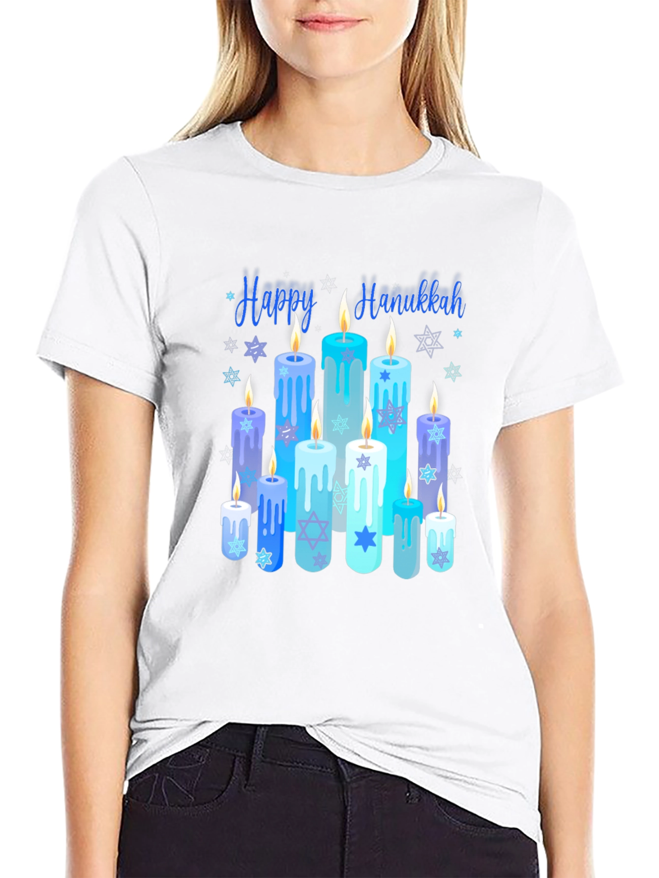 Happy Hanukkah Candles T-Shirt