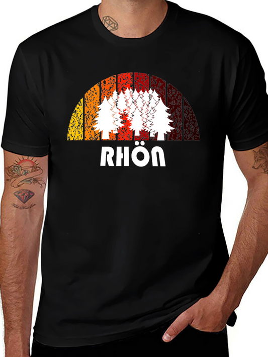 Rhön Forest T-Shirt - Vintage Style Tree Graphic Tee