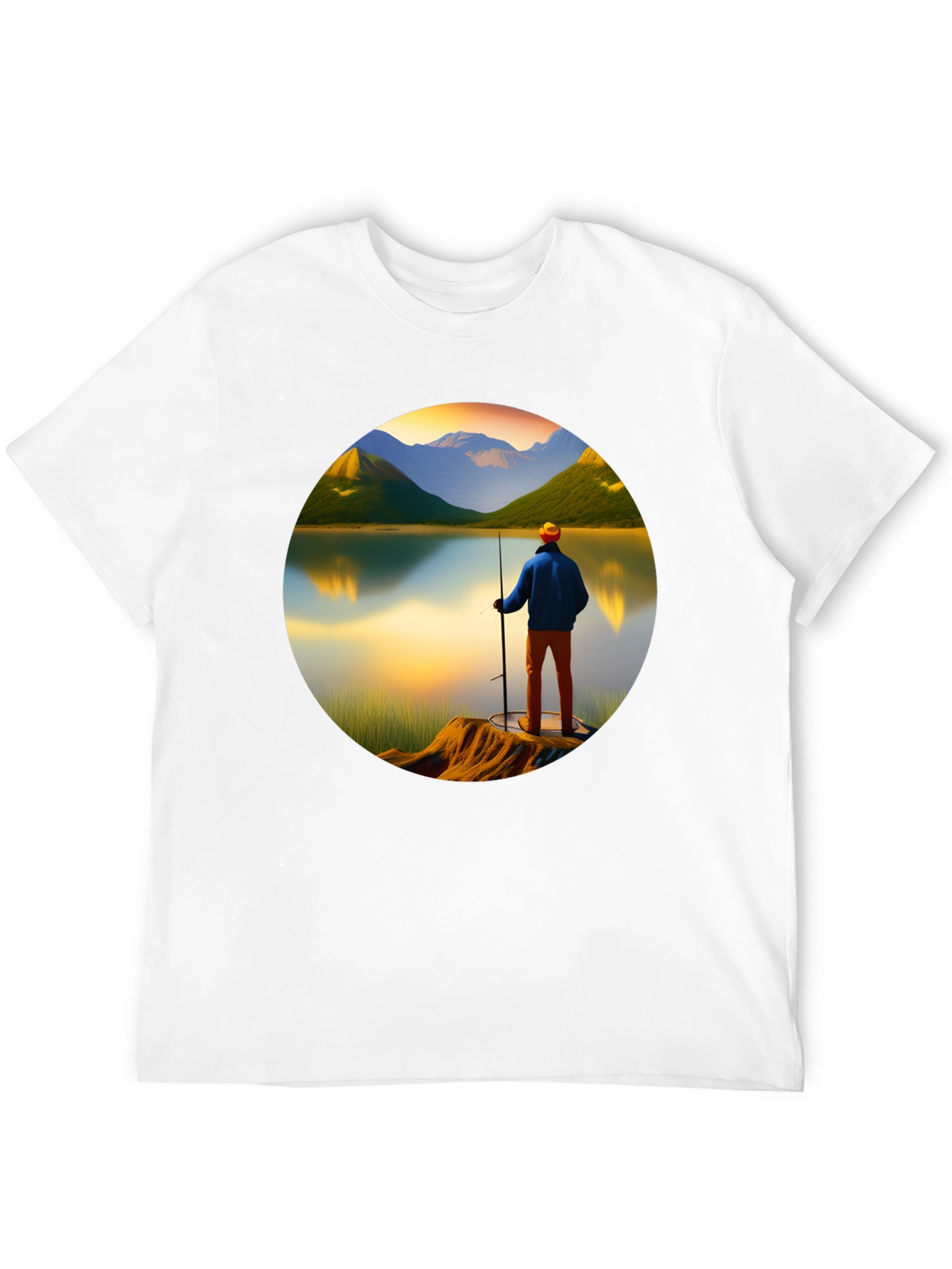 Scenic Fisherman Graphic Tee