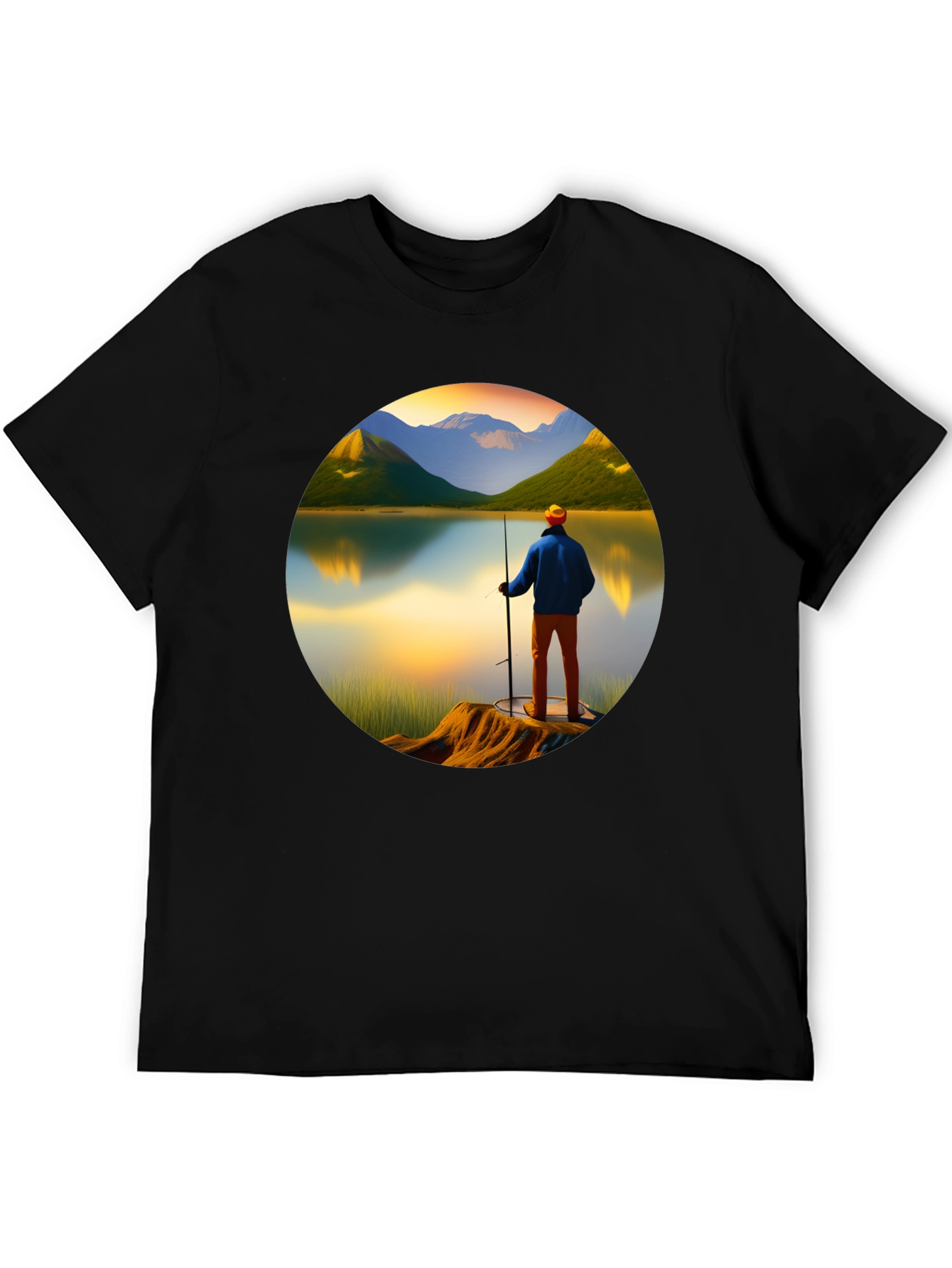 Scenic Fisherman Graphic Tee